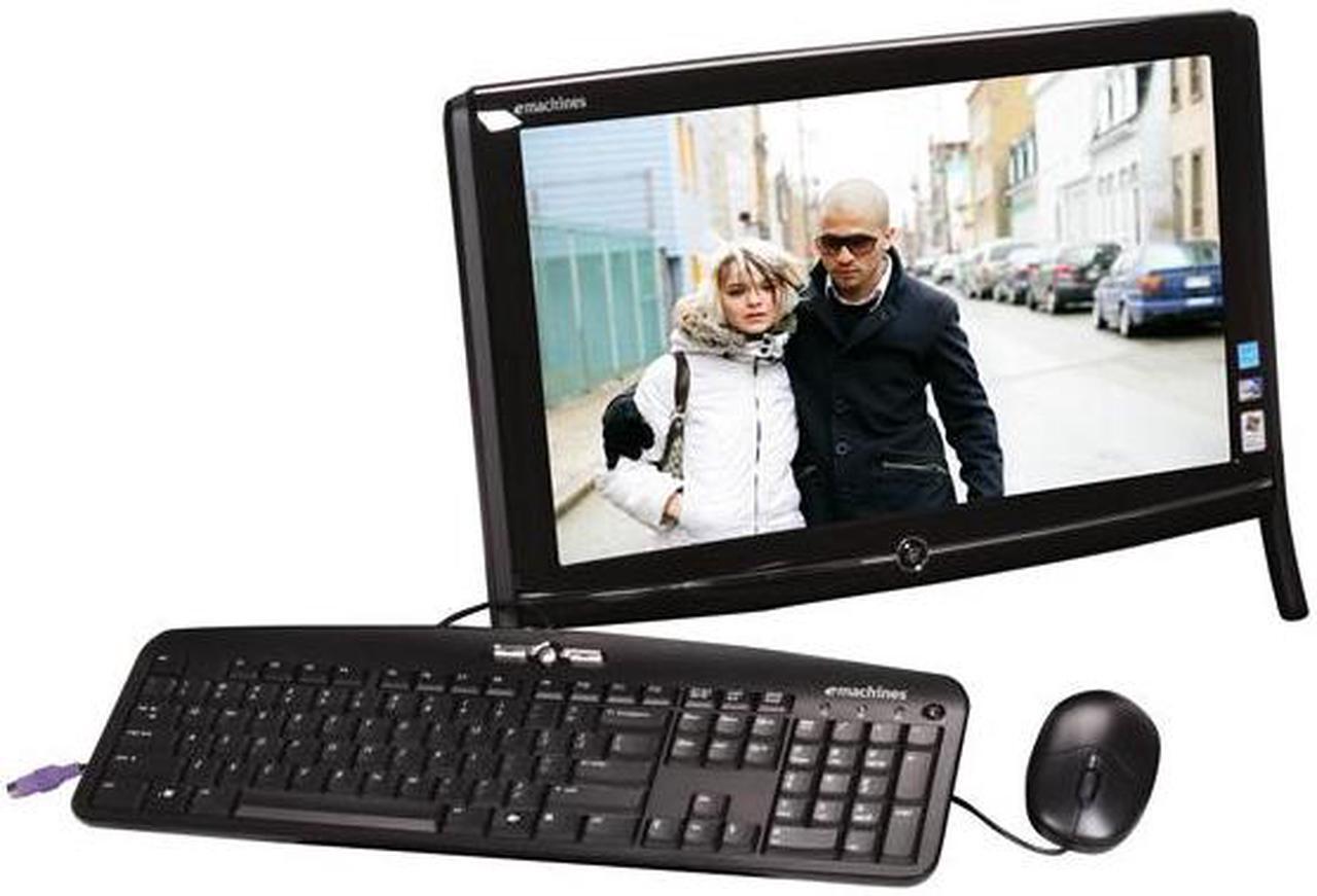 Main image of eMachines Desktop PC EZ1601-01 Intel Atom N270 1GB DDR2 160GB HDD 18.5" Windows XP Home