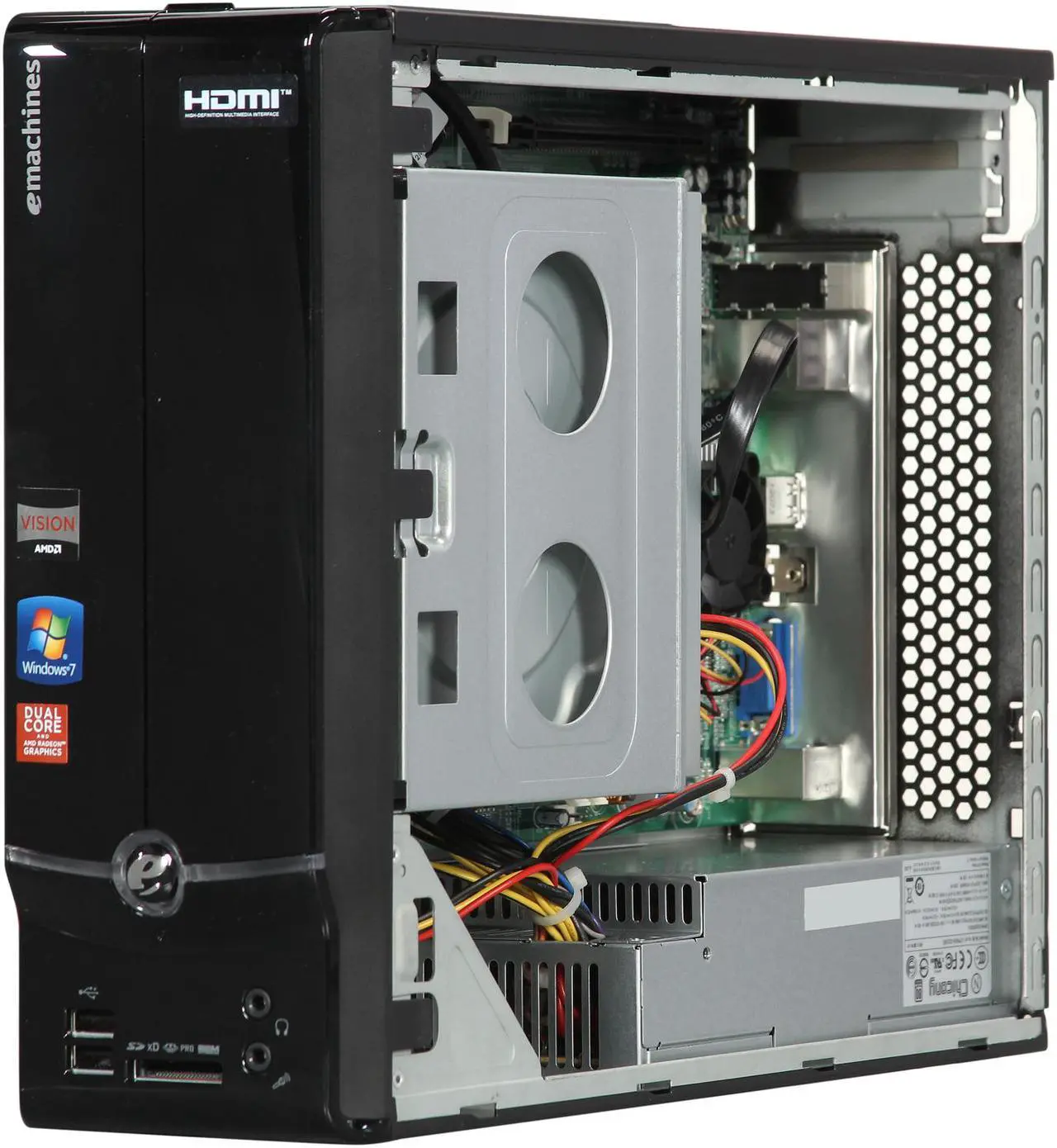 Alt view image 7 of 9 - eMachines Desktop PC EL1360G-UW11P (PT.ND5P2.002) AMD E-300 4GB DDR3 500GB HDD AMD Radeon HD 6310 Windows 7 Home Premium 64-Bit