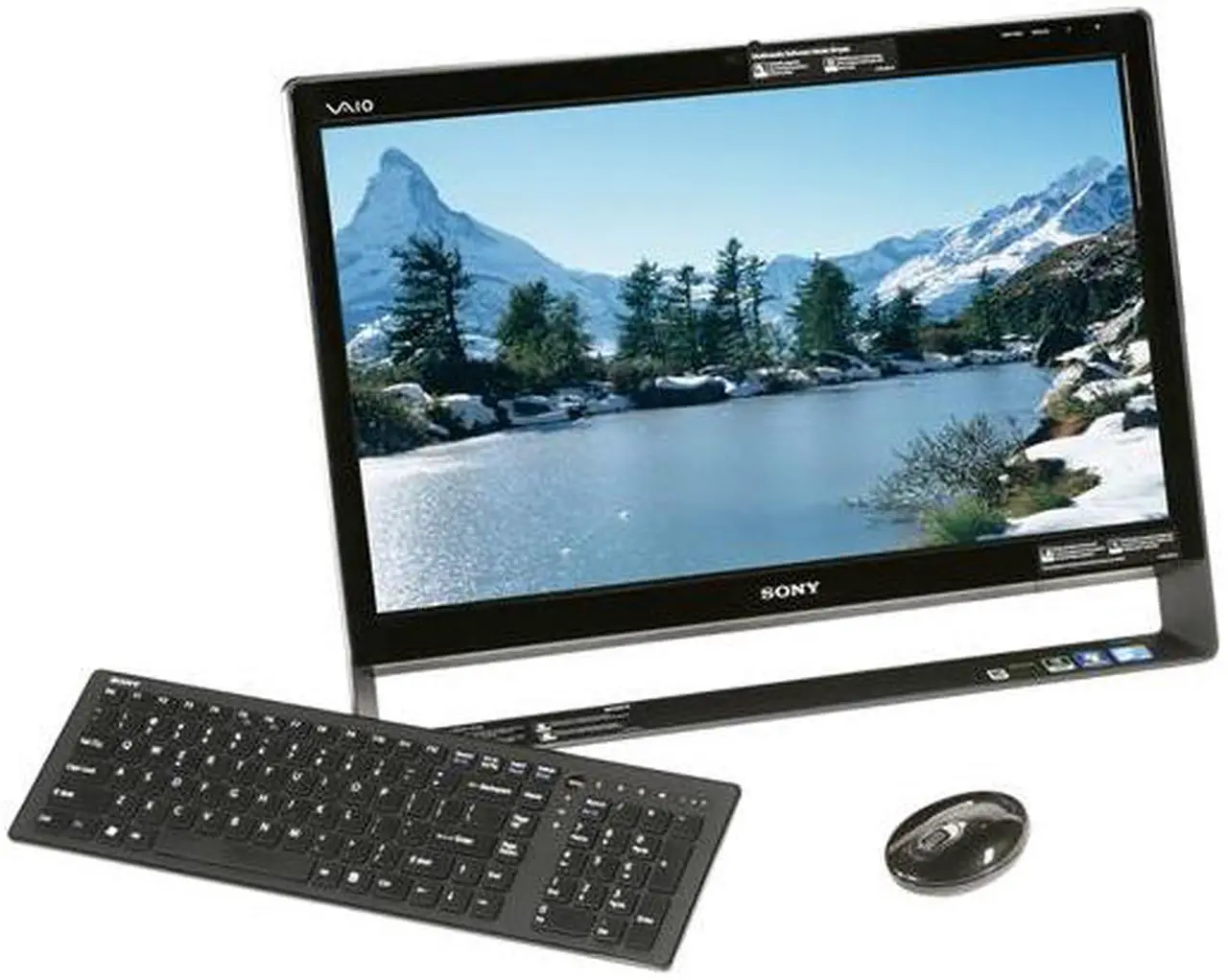 Main image of Sony Desktop PC VAIO L Series VPCL135FX/B Intel Core 2 Quad Q8400S 6GB 500GB HDD 24" Touchscreen Windows 7 Home Premium 64-bit
