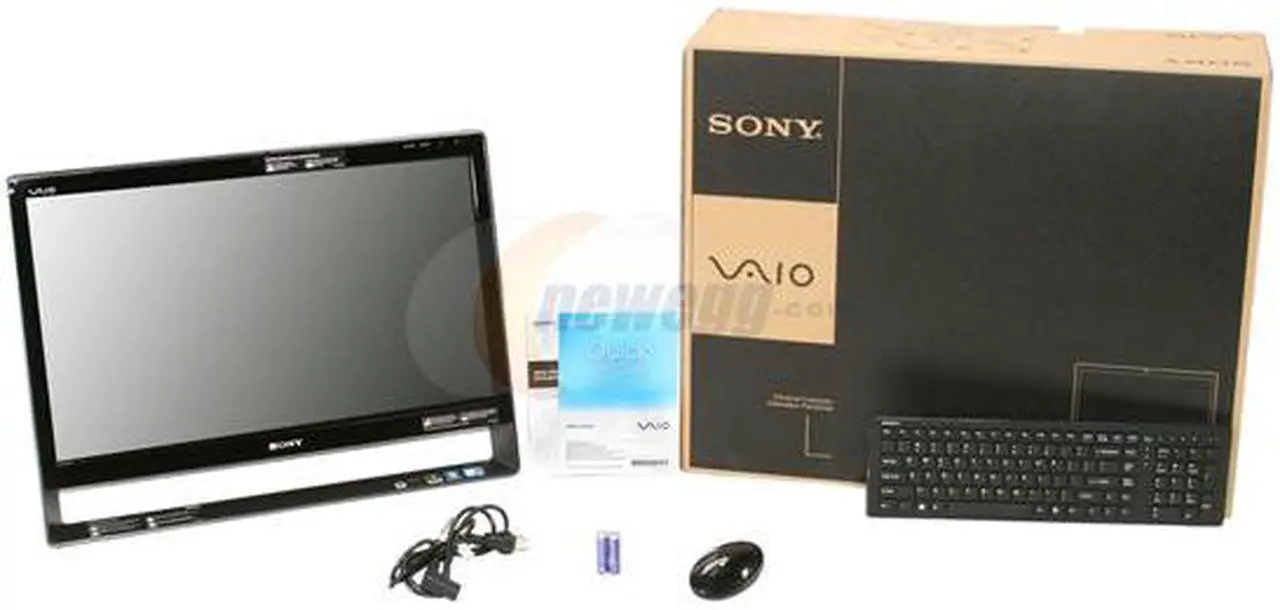 Alt view image 7 of 7 - Sony Desktop PC VAIO L Series VPCL135FX/B Intel Core 2 Quad Q8400S 6GB 500GB HDD 24" Touchscreen Windows 7 Home Premium 64-bit