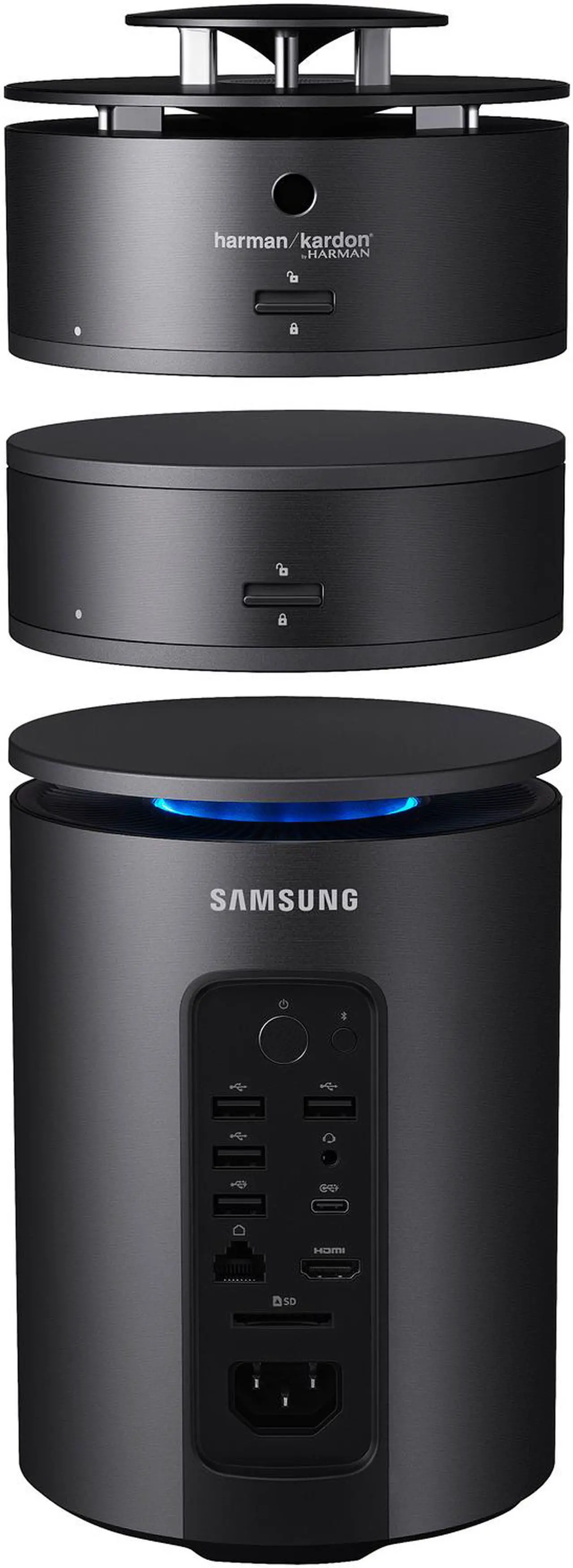 Alt view image 12 of 17 - Samsung Desktop PC ArtPC Pulse DP700C6A-A01US Intel Core i7-6700 16GB DDR4 1TB HDD 256 GB NVMe SSD AMD Radeon RX 460 Windows 10 Home