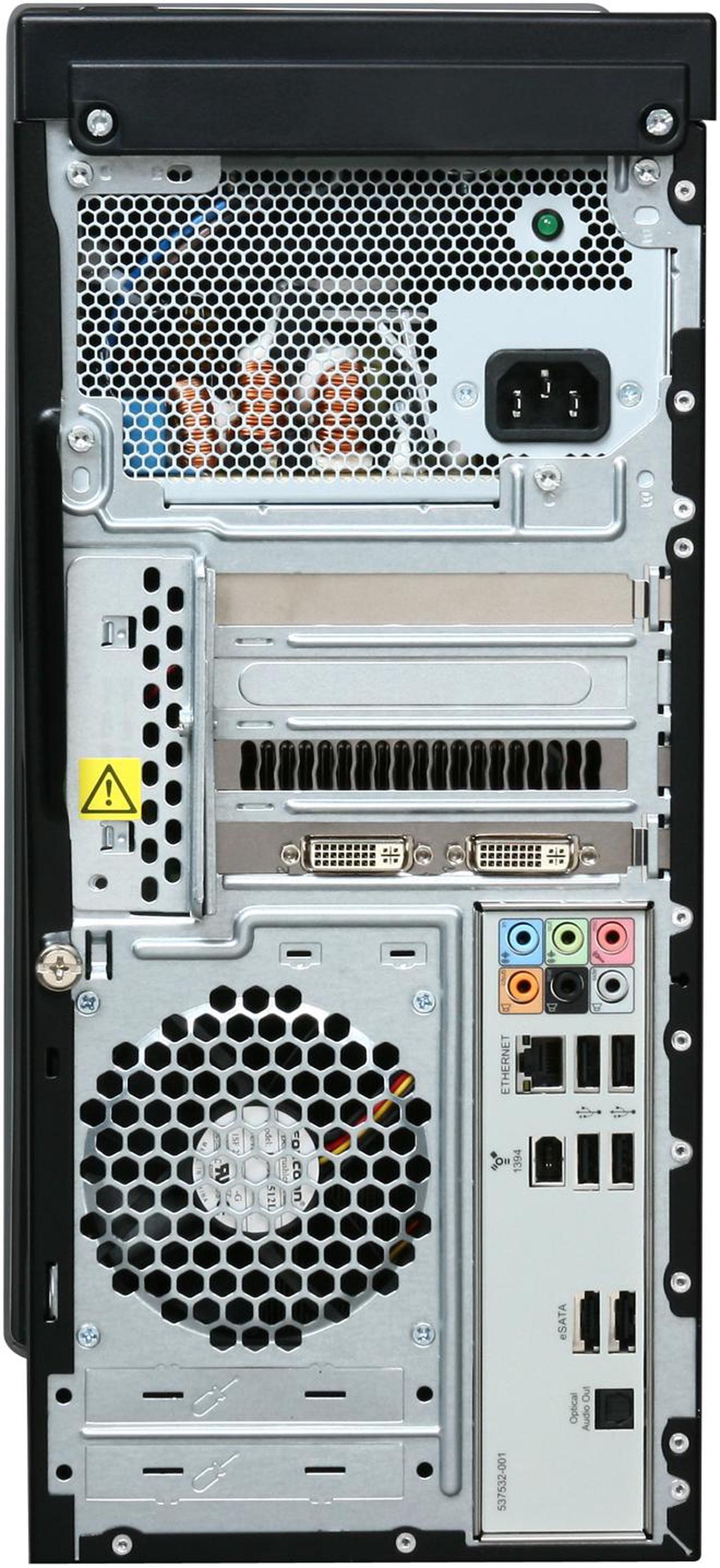 Alt view image 9 of 10 - HP Desktop PC Pavilion Elite HPE-170F(AY604AA#ABA) Intel Core i7-920 9GB DDR3 1TB HDD NVIDIA GeForce GTX 260 Windows 7 Home Premium 64-bit