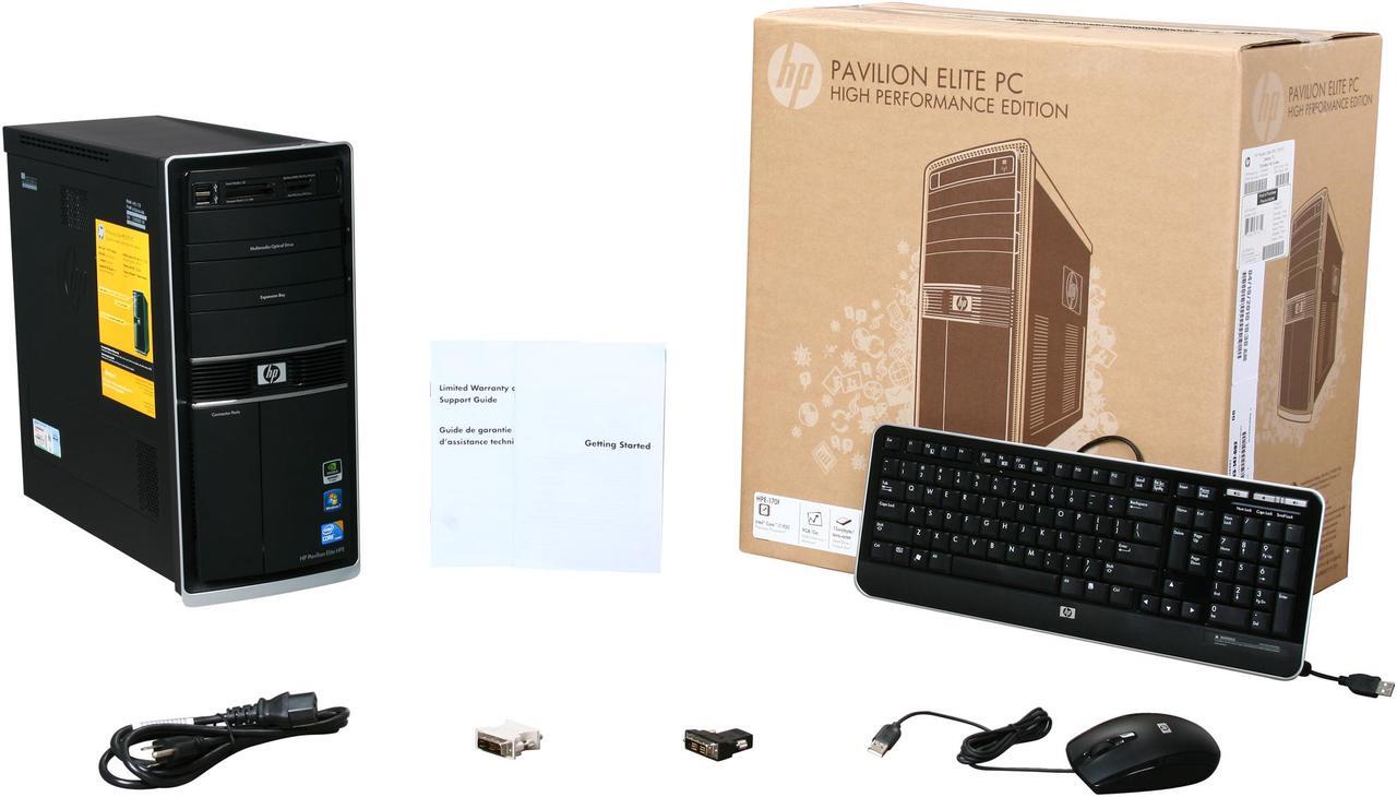 Alt view image 10 of 10 - HP Desktop PC Pavilion Elite HPE-170F(AY604AA#ABA) Intel Core i7-920 9GB DDR3 1TB HDD NVIDIA GeForce GTX 260 Windows 7 Home Premium 64-bit