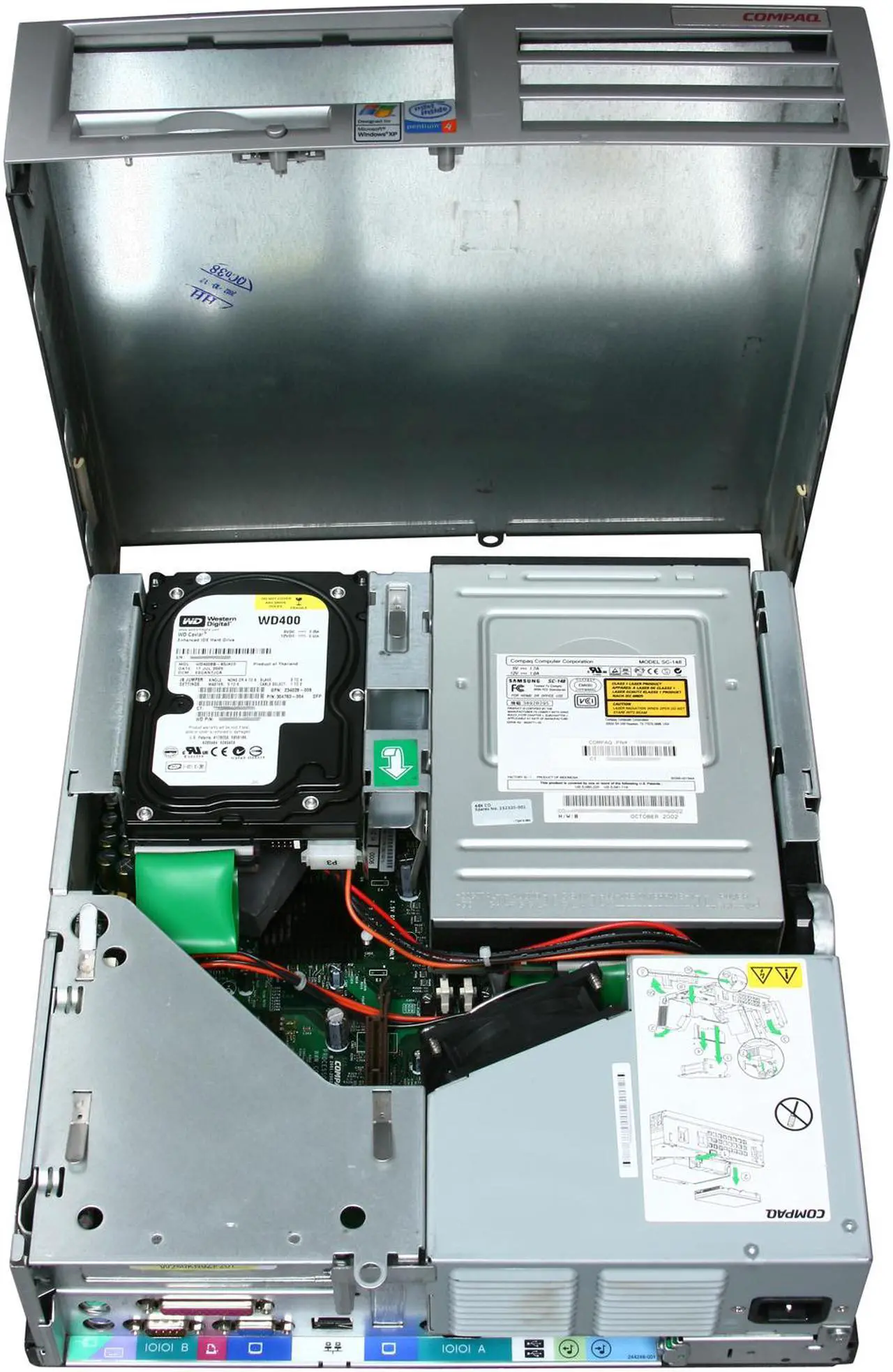 Alt view image 6 of 8 - HP Compaq Desktop PC EVO HP/D510-R 2.40GHz 512MB DDR 40GB HDD Windows XP Professional
