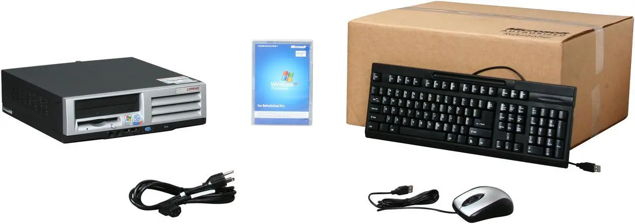 Alt view image 8 of 8 - HP Compaq Desktop PC EVO HP/D510-R 2.40GHz 512MB DDR 40GB HDD Windows XP Professional