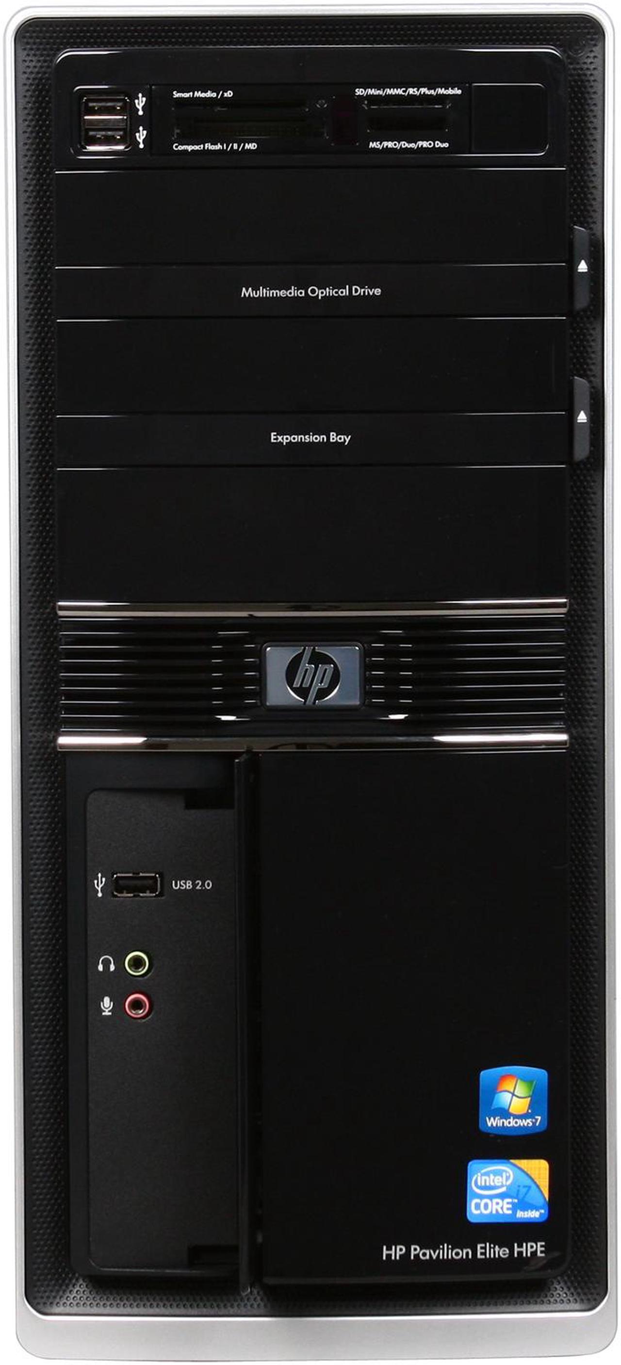 Alt view image 2 of 9 - HP Desktop PC Pavilion Elite HPE-250F Intel Core i7-860 8GB DDR3 1TB HDD ATI Radeon HD 5770 Windows 7 Home Premium 64-bit