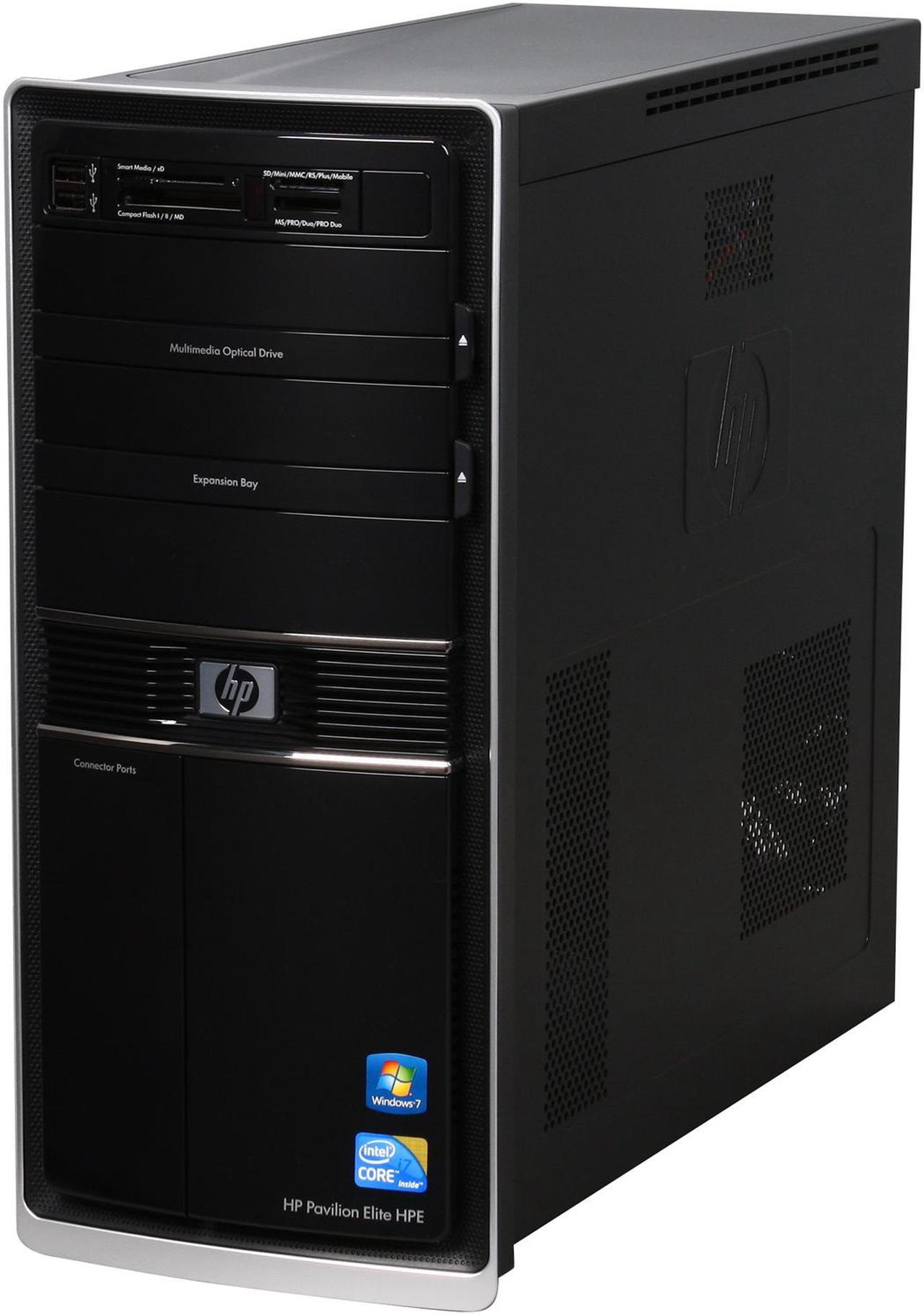 Alt view image 3 of 9 - HP Desktop PC Pavilion Elite HPE-250F Intel Core i7-860 8GB DDR3 1TB HDD ATI Radeon HD 5770 Windows 7 Home Premium 64-bit