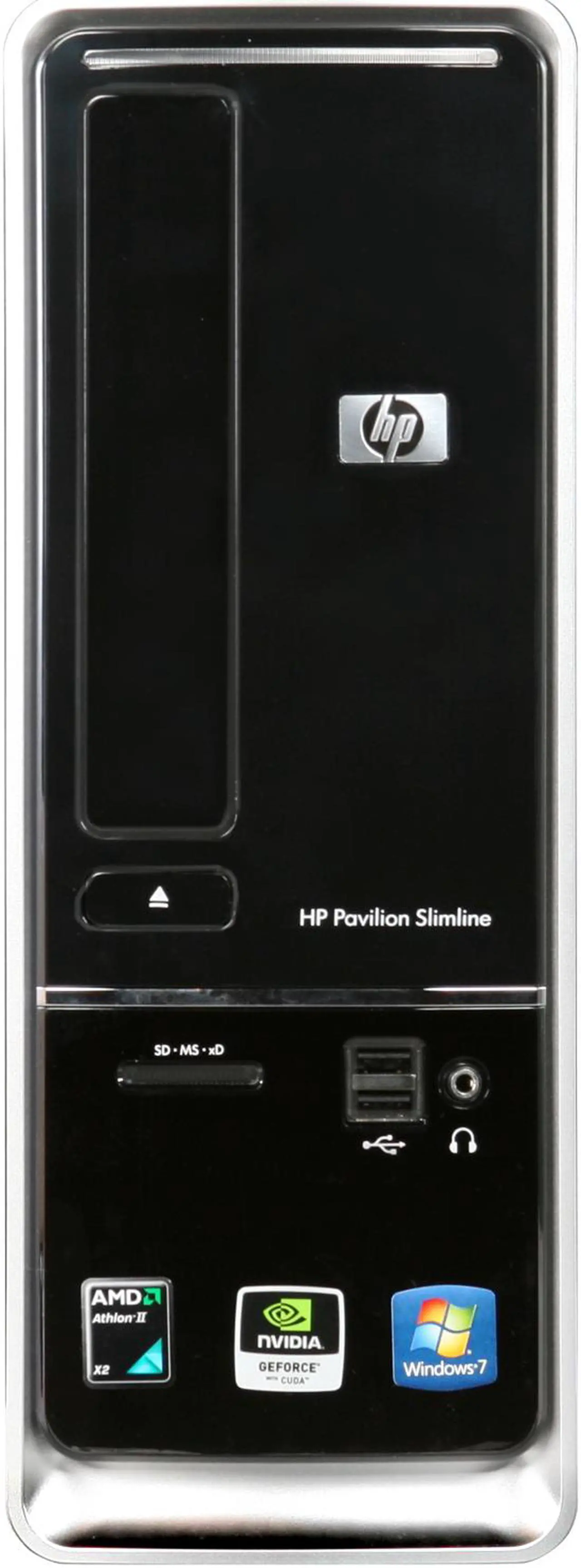 Alt view image 2 of 9 - HP Desktop PC Pavilion Slimline S5510F (BQ466AA#ABA) AMD Athlon II X2 240 3GB DDR2 640GB HDD NVIDIA GeForce 6150 SE Windows 7 Home Premium 64-bit