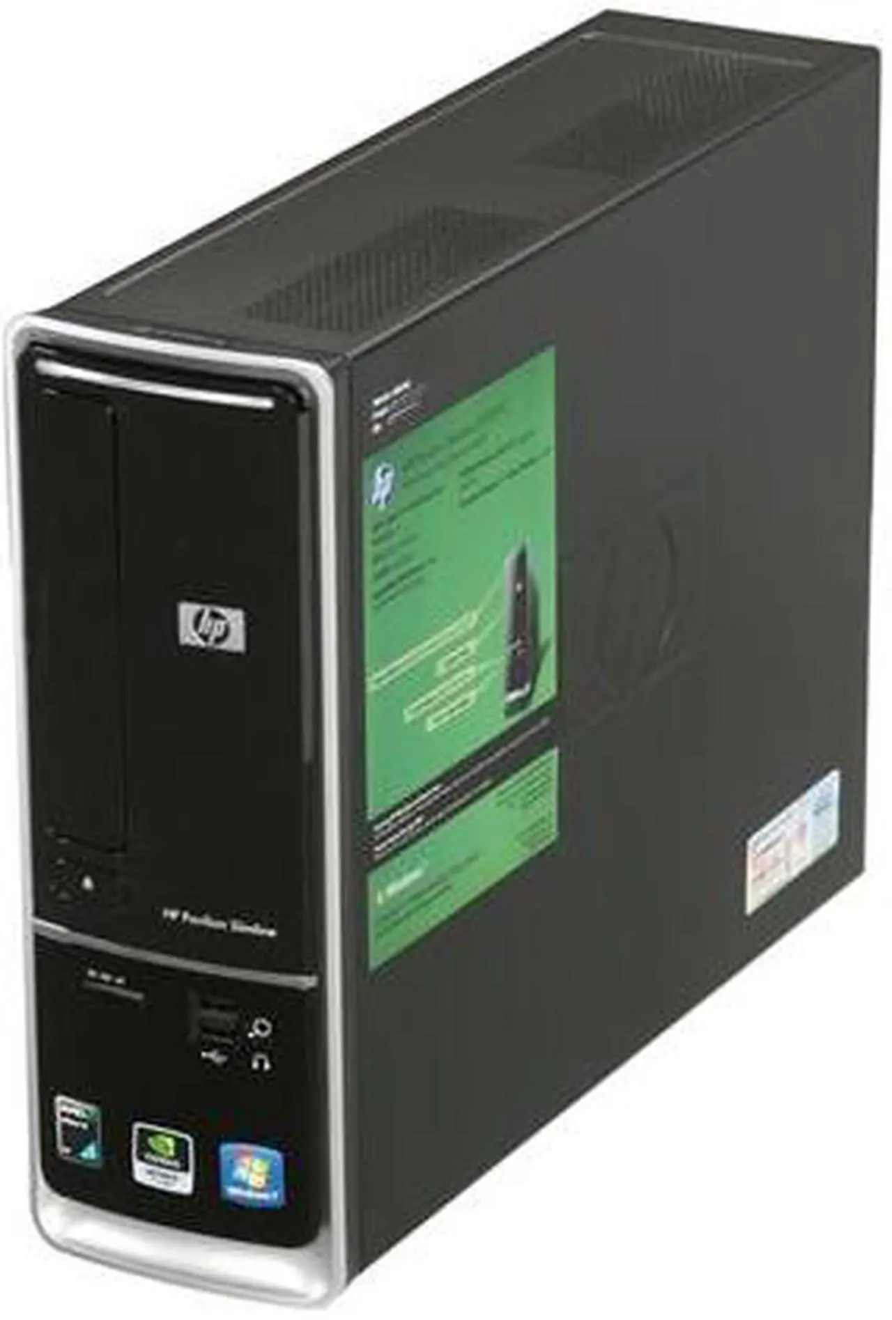 Alt view image 3 of 9 - HP Desktop PC Pavilion Slimline S5510F (BQ466AA#ABA) AMD Athlon II X2 240 3GB DDR2 640GB HDD NVIDIA GeForce 6150 SE Windows 7 Home Premium 64-bit