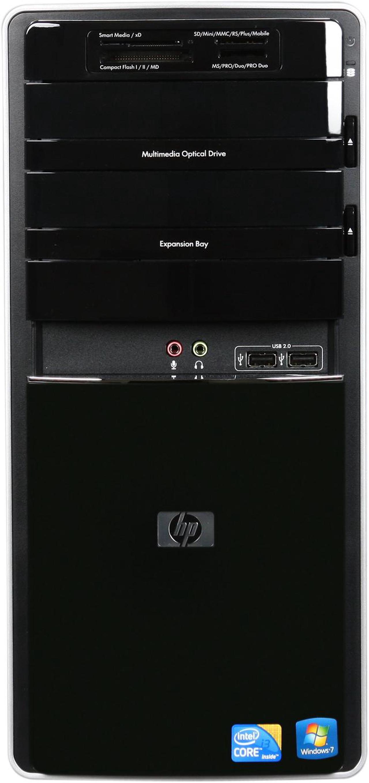 Alt view image 2 of 9 - HP Desktop PC Pavilion P6530 Intel Core i3-540 6GB 1TB HDD Windows 7 Home Premium 64-bit