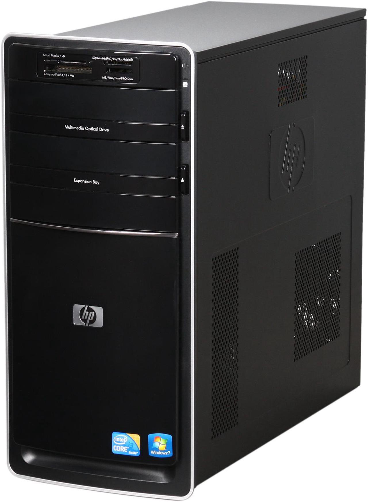 Alt view image 3 of 9 - HP Desktop PC Pavilion P6530 Intel Core i3-540 6GB 1TB HDD Windows 7 Home Premium 64-bit
