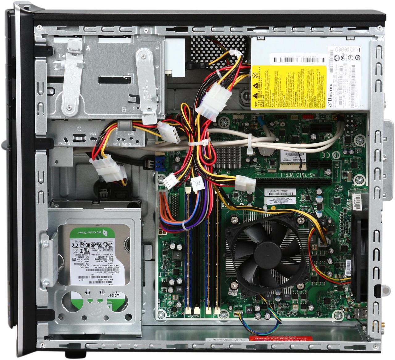 Alt view image 6 of 9 - HP Desktop PC Pavilion P6530 Intel Core i3-540 6GB 1TB HDD Windows 7 Home Premium 64-bit