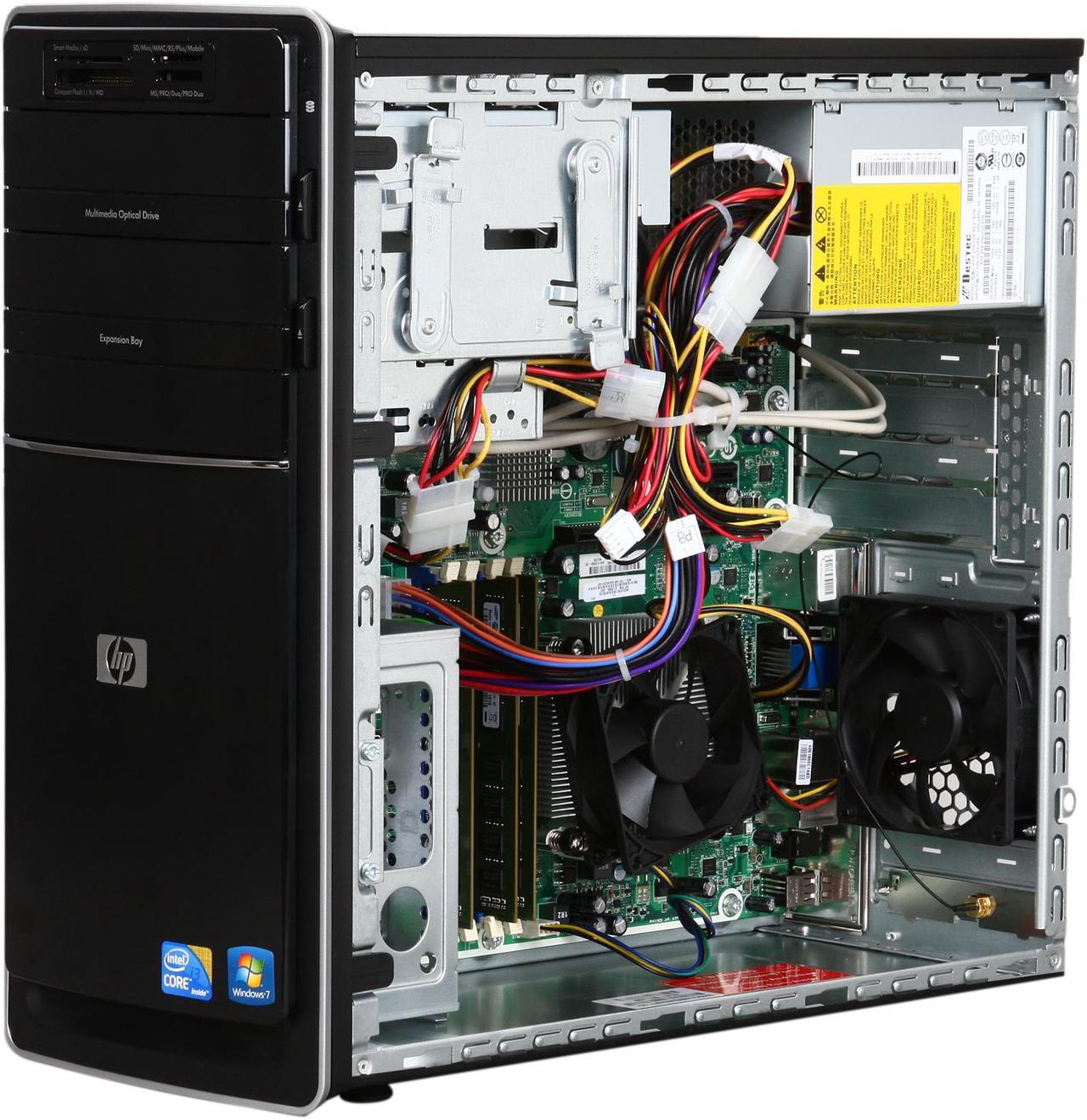 Alt view image 7 of 9 - HP Desktop PC Pavilion P6530 Intel Core i3-540 6GB 1TB HDD Windows 7 Home Premium 64-bit
