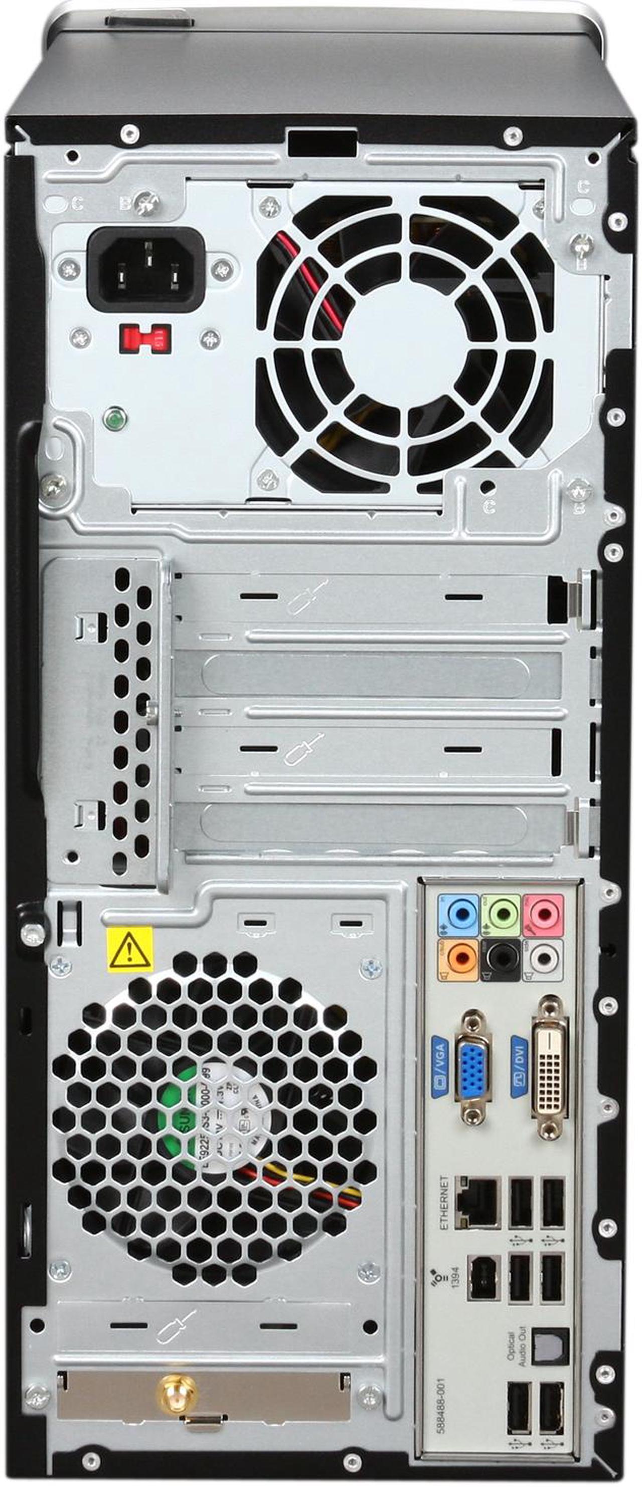 Alt view image 8 of 9 - HP Desktop PC Pavilion P6530 Intel Core i3-540 6GB 1TB HDD Windows 7 Home Premium 64-bit