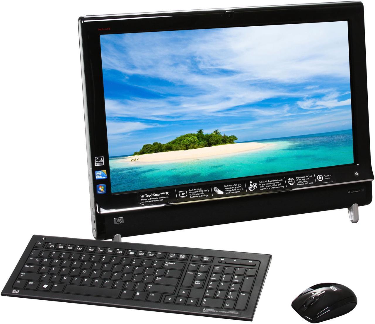 Main image of HP Desktop PC TouchSmart 600-1150 Intel Core i5-430M 4GB DDR3 1TB HDD 23" Touchscreen Windows 7 Home Premium 64-bit