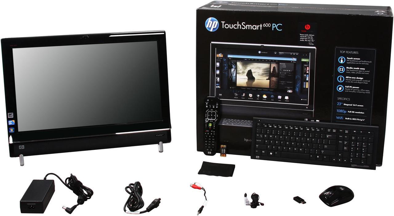 Alt view image 8 of 8 - HP Desktop PC TouchSmart 600-1150 Intel Core i5-430M 4GB DDR3 1TB HDD 23" Touchscreen Windows 7 Home Premium 64-bit