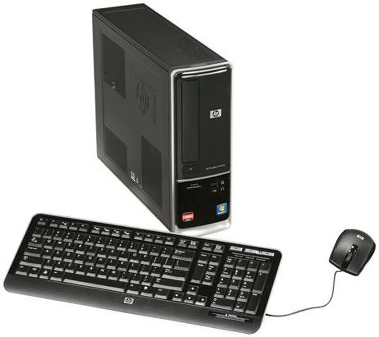 Main image of HP Desktop PC Pavilion Slimline S5610F (BM413AA#ABA) AMD Athlon II X2 250 3GB DDR3 640GB HDD ATI Radeon 3000 IGP Windows 7 Home Premium 64-bit