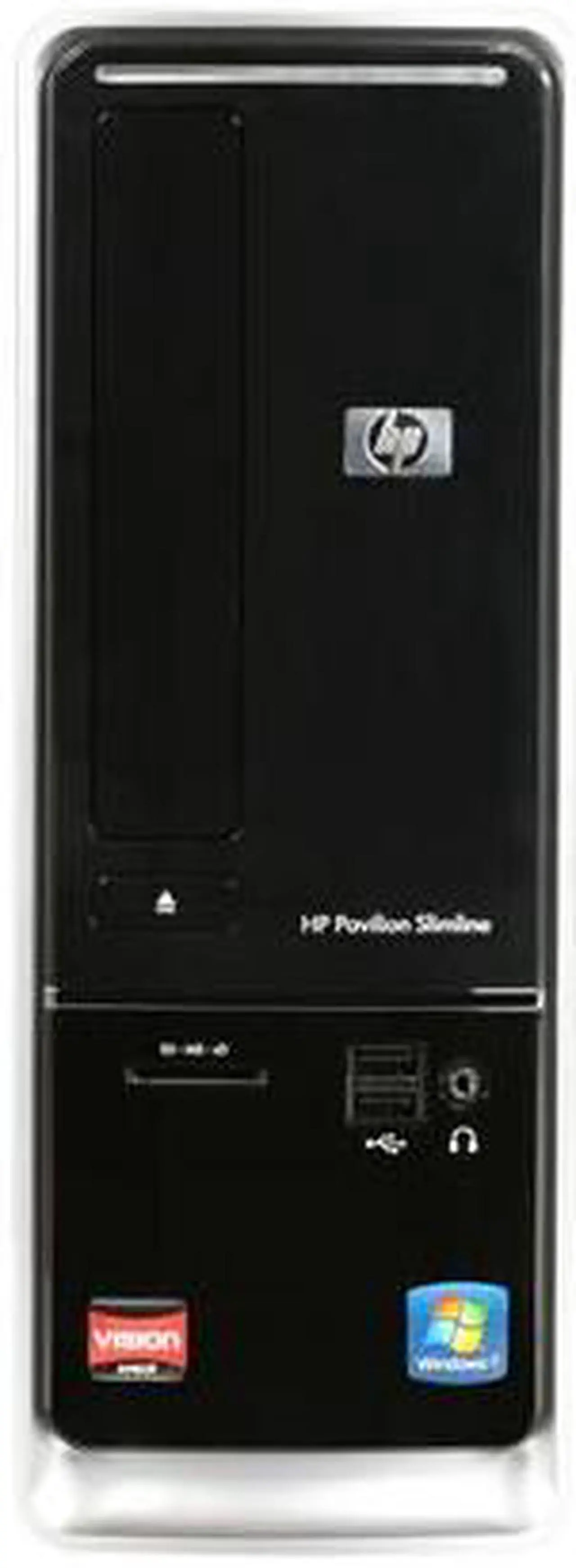 Alt view image 2 of 6 - HP Desktop PC Pavilion Slimline S5610F (BM413AA#ABA) AMD Athlon II X2 250 3GB DDR3 640GB HDD ATI Radeon 3000 IGP Windows 7 Home Premium 64-bit