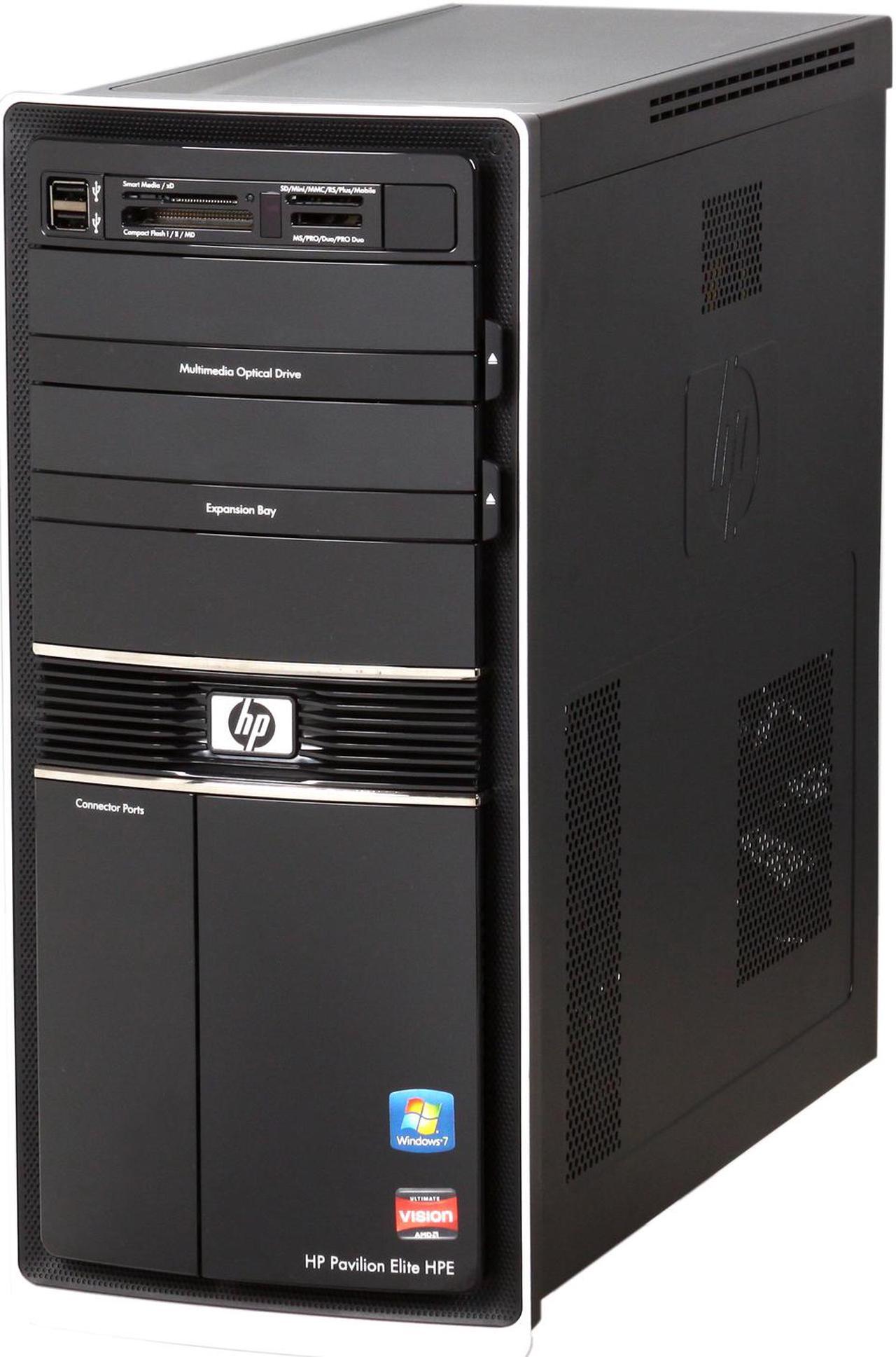 Alt view image 3 of 8 - HP Desktop PC Pavilion Elite HPE-410F (BM424AA#ABA) AMD Phenom II X6 1045T 8GB DDR3 1TB HDD ATI Radeon HD 5570 Windows 7 Home Premium 64-bit