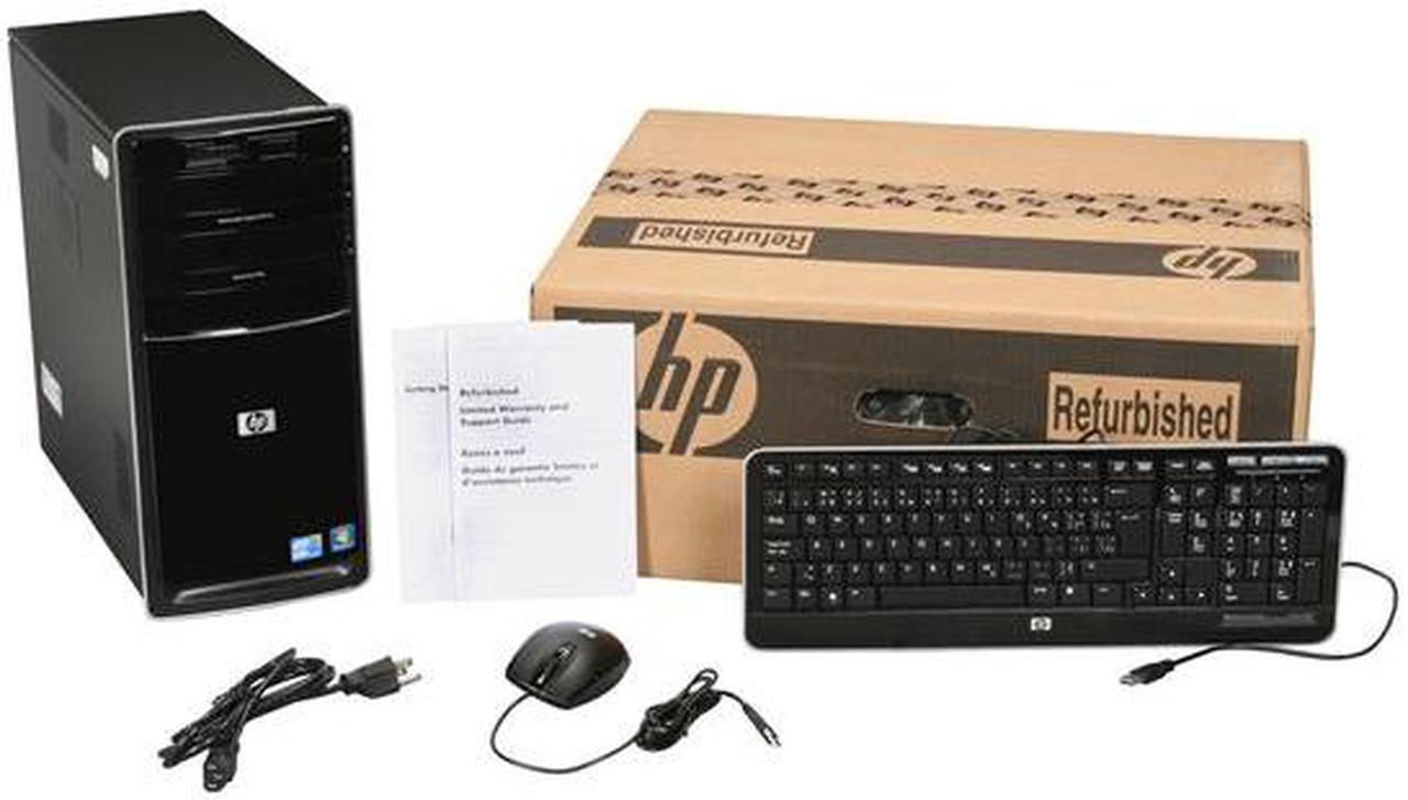 Alt view image 5 of 5 - HP Desktop PC Pavilion P6501C (BK491AAR#ABA) Intel Core i3-540 4GB DDR3 1TB HDD Intel HD Graphics Windows 7 Home Premium 64-bit