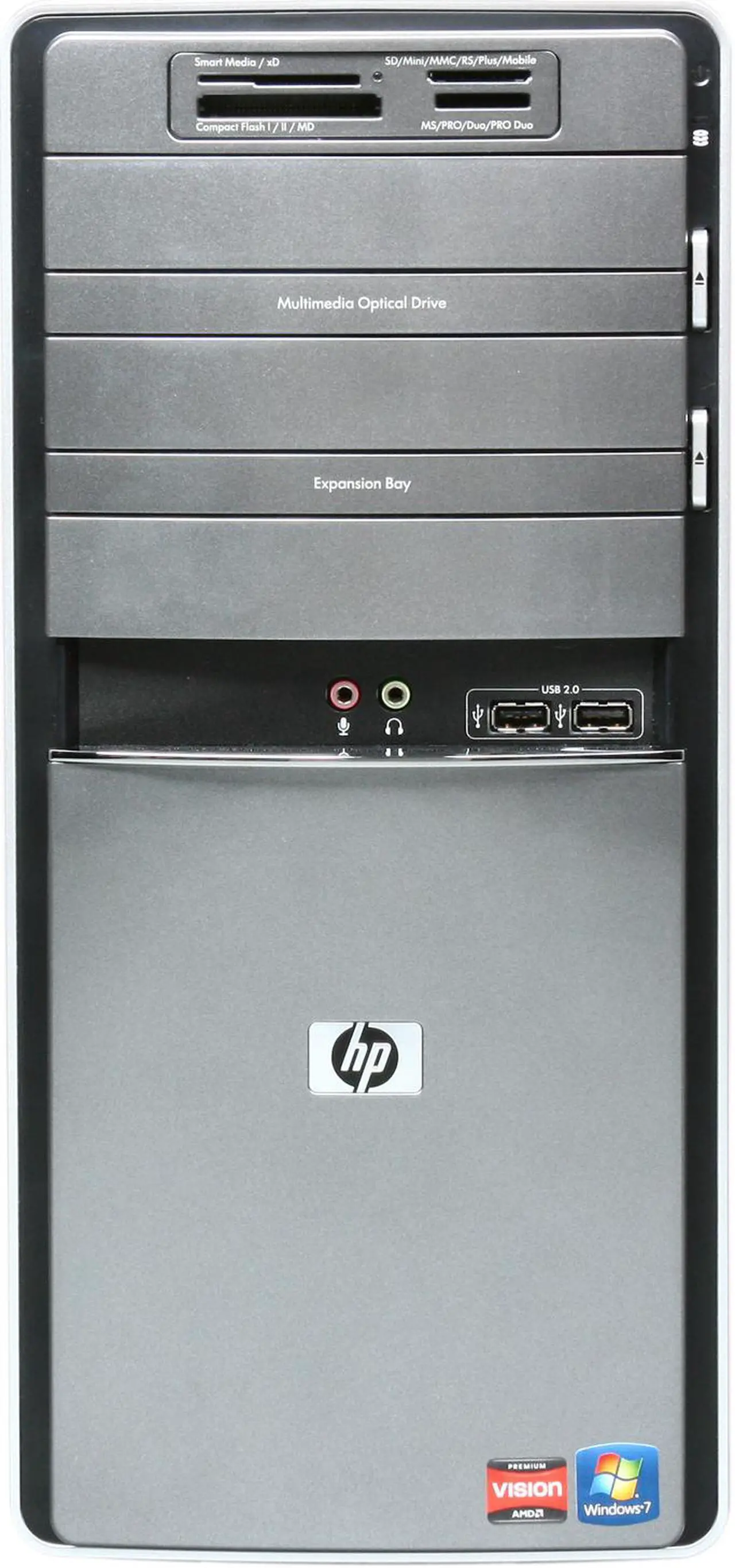 Alt view image 2 of 8 - HP Desktop PC Pavilion p6674y (BT552AAR#ABA) AMD Phenom II X4 820 6GB DDR3 1TB HDD ATI Radeon HD 4200 Windows 7 Home Premium 64-bit