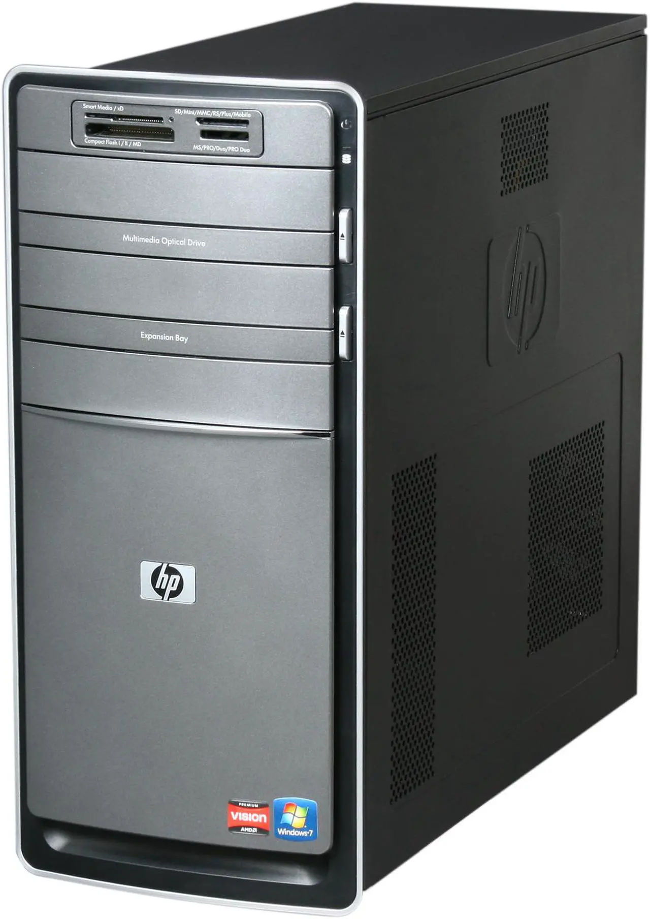 Alt view image 3 of 8 - HP Desktop PC Pavilion p6674y (BT552AAR#ABA) AMD Phenom II X4 820 6GB DDR3 1TB HDD ATI Radeon HD 4200 Windows 7 Home Premium 64-bit