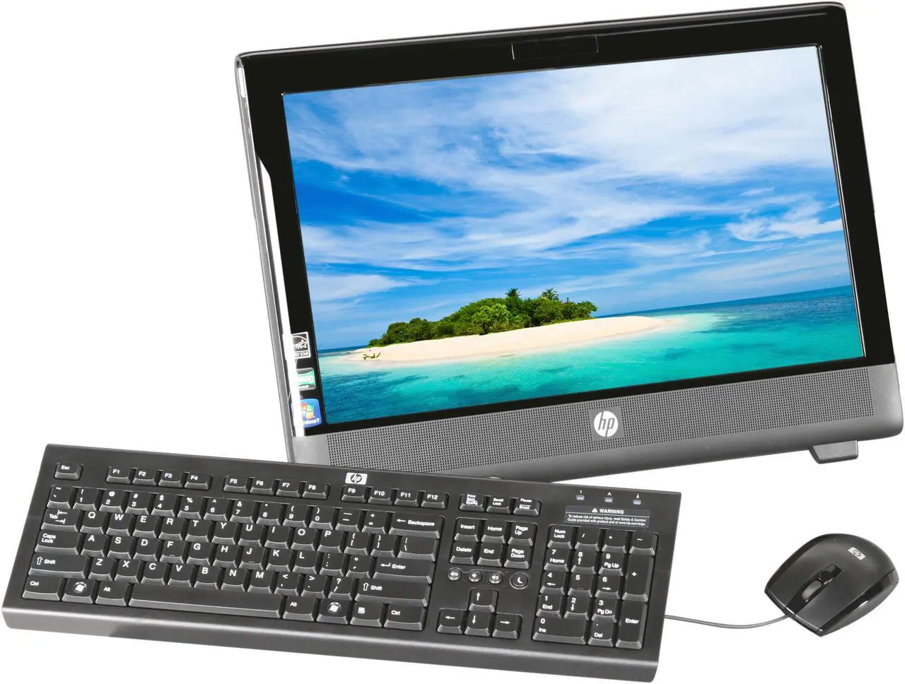 Main image of HP All-in-One PC 100B (XZ813UT#ABA) AMD E-350 4GB DDR3 500GB HDD AMD Radeon HD 6310 Windows 7 Professional 32-bit