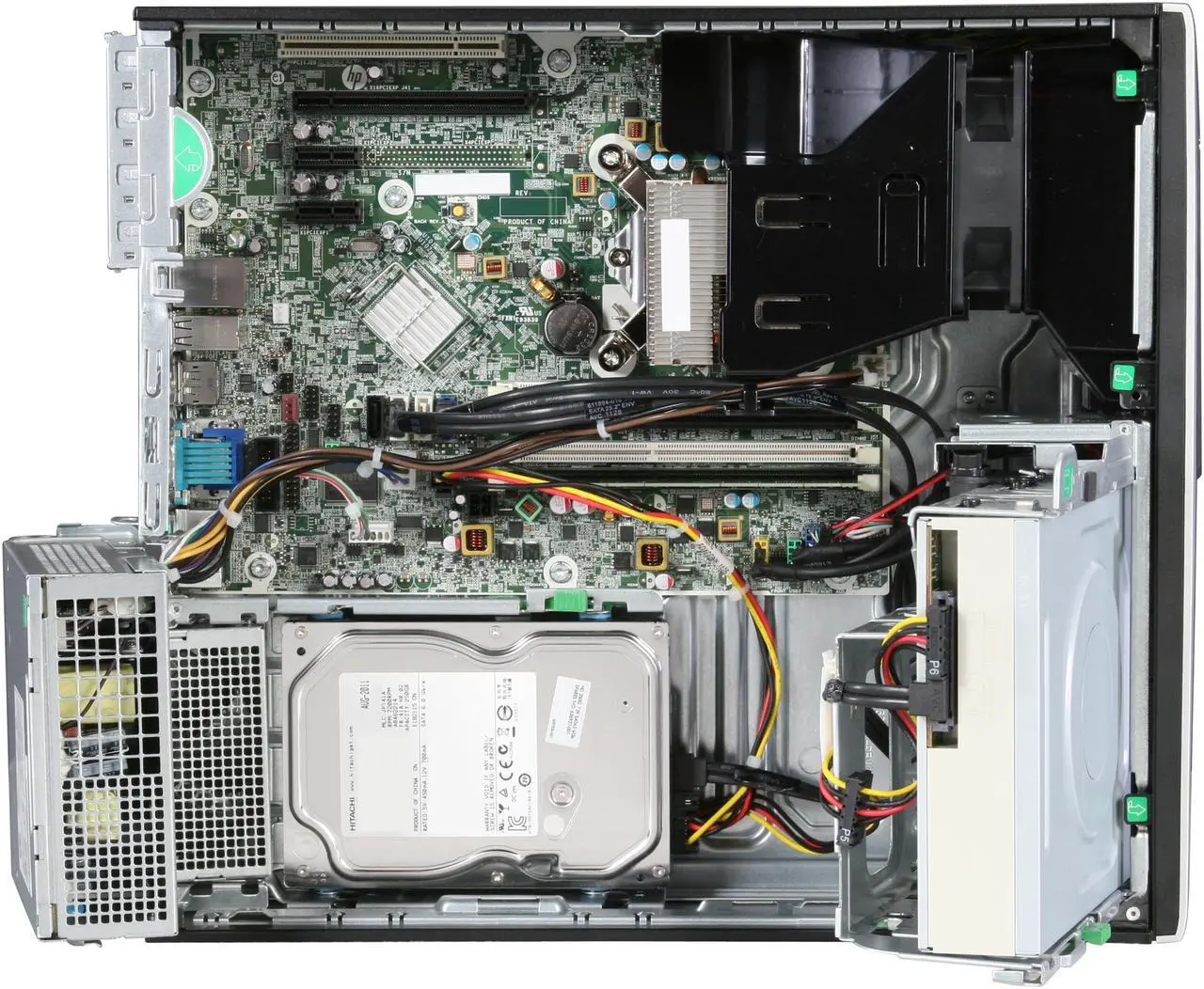 Alt view image 7 of 8 - HP Compaq Desktop PC 6200 Pro (LA063UT#ABA) Intel Core i3-2100 2GB DDR3 250GB HDD Intel HD Graphics 2000 Windows 7 Professional 32-bit