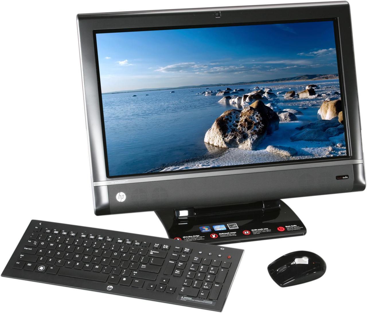 Main image of HP All-in-One PC TouchSmart 610-1150f (QP675AA#ABA) Intel Core i5-2300 6GB DDR3 1TB HDD 23" Touchscreen Windows 7 Home Premium 64-bit