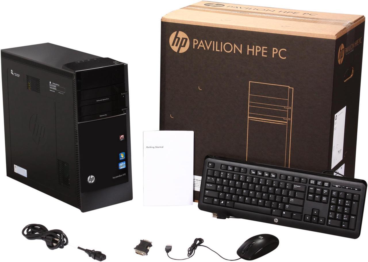 Alt view image 10 of 10 - HP Desktop PC Pavilion Elite h8-1010 (QN557AA#ABA) Intel Core i5-2390T 8GB DDR3 1TB HDD AMD Radeon HD 6450 Windows 7 Home Premium 64-bit