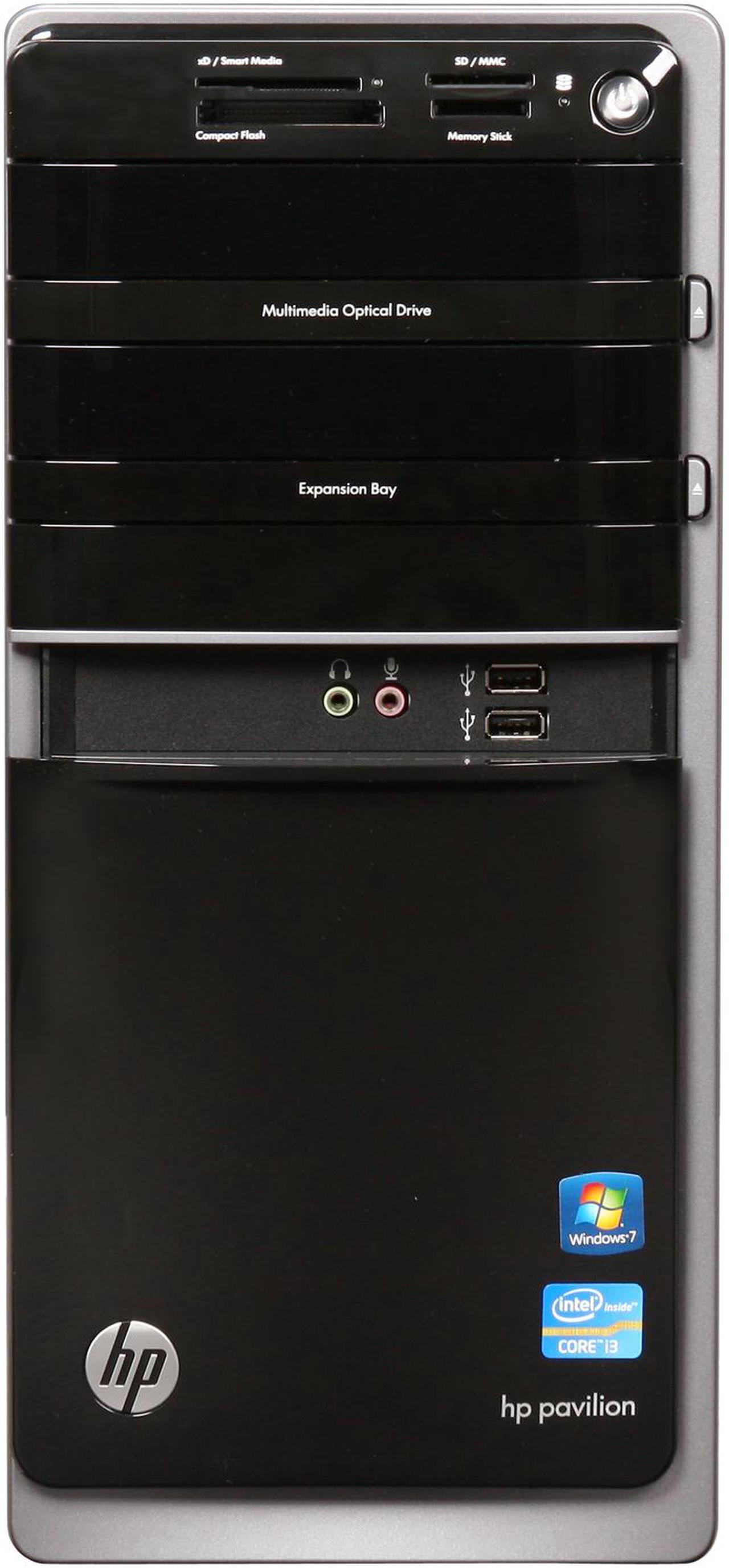 Alt view image 2 of 9 - HP Desktop PC Pavilion p7-1030 (BV705AA#ABA) Intel Core i3-2100 8GB DDR3 1TB HDD Intel HD Graphics Windows 7 Home Premium 64-bit