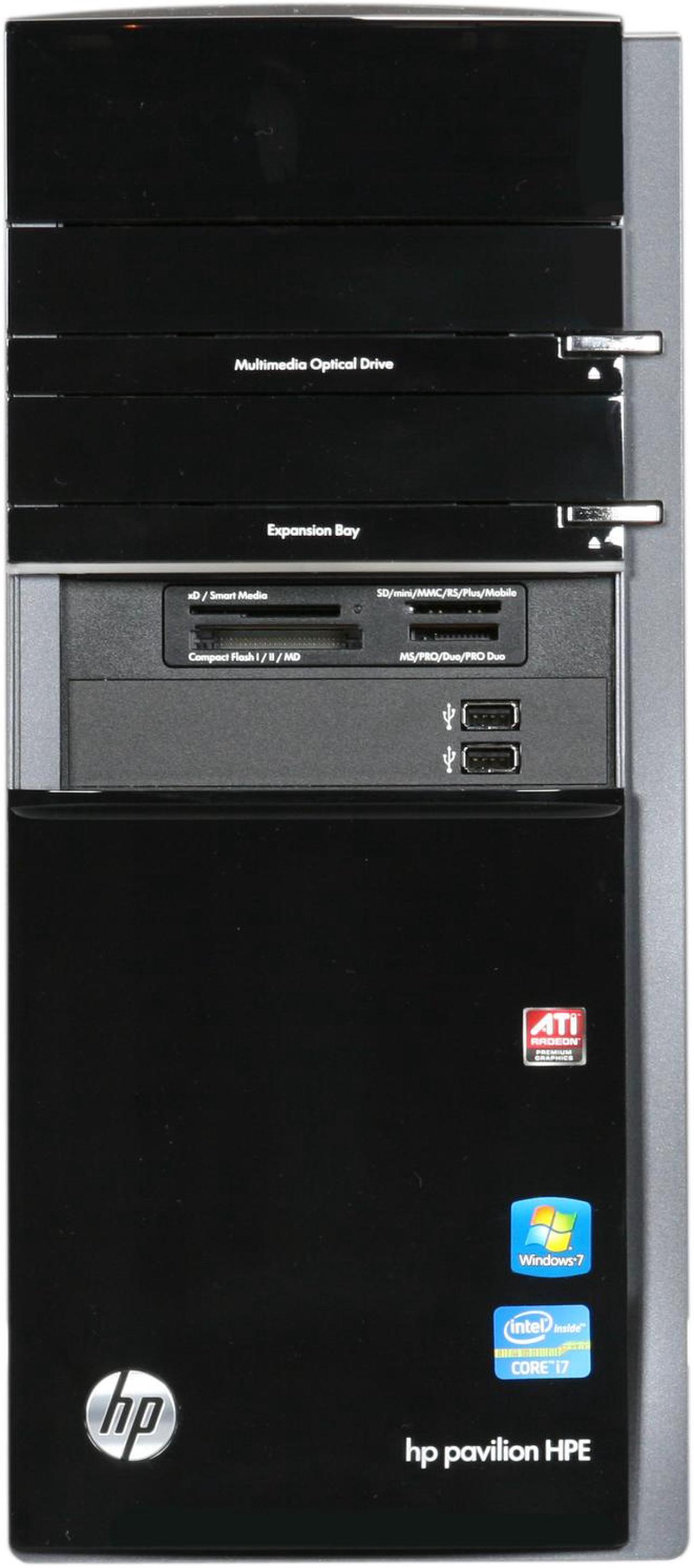 Alt view image 2 of 10 - HP Desktop PC Pavilion Elite h8-1050 (QN563AA#AB) Intel Core i7-2600 10GB DDR3 1.5TB HDD AMD Radeon HD 6850 Windows 7 Home Premium 64-bit