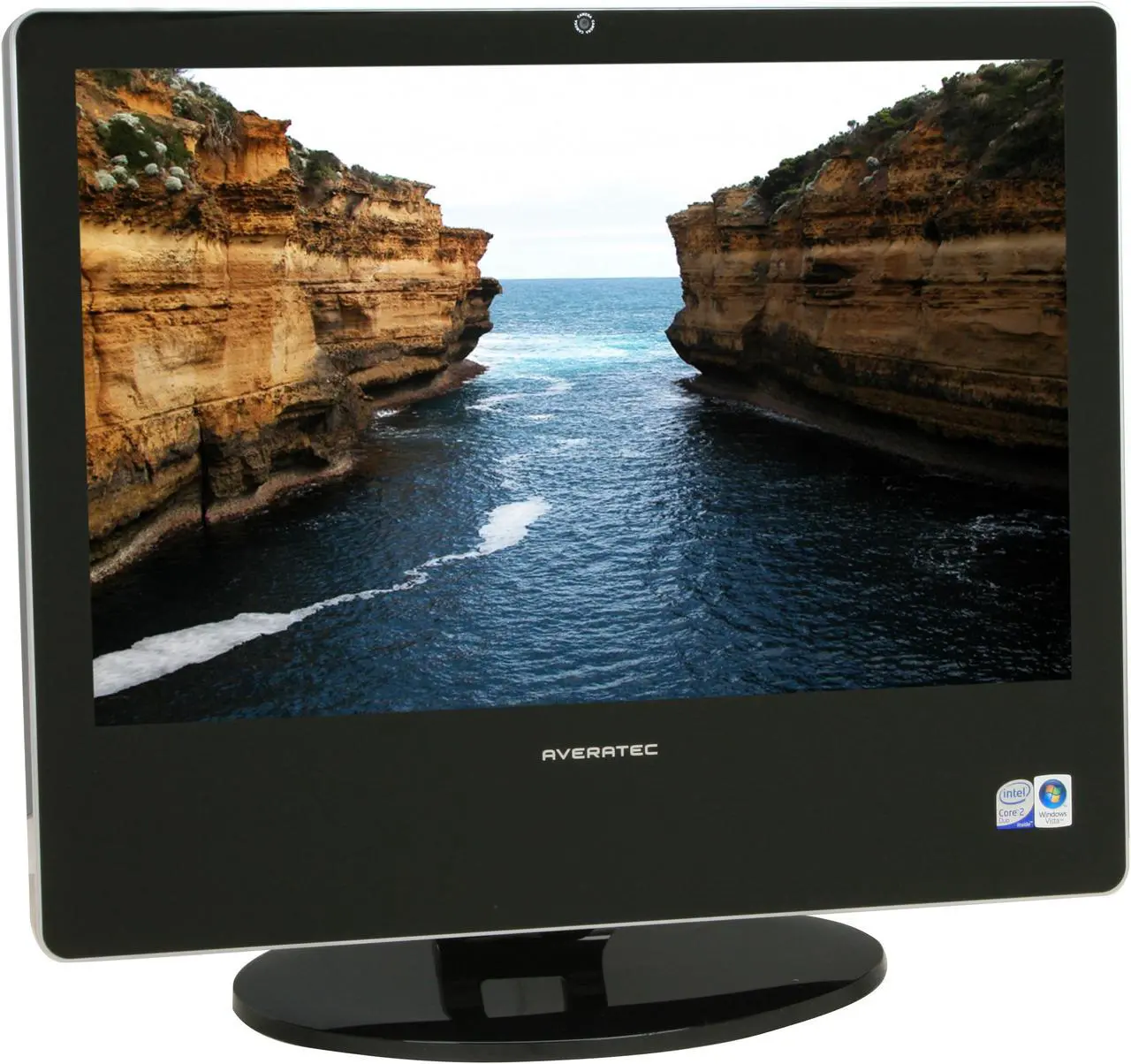 Alt view image 4 of 15 - AVERATEC Desktop PC F1 D1002UHCE-1 Intel Core 2 Duo E4600 2GB DDR2 320GB HDD 22" Windows Vista Home Premium