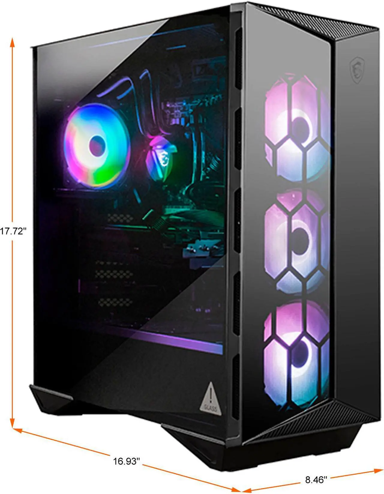 MSI Gaming Desktop Aegis ZS 5DS-263US Ryzen 7 5000 Series 5800X (3 ...