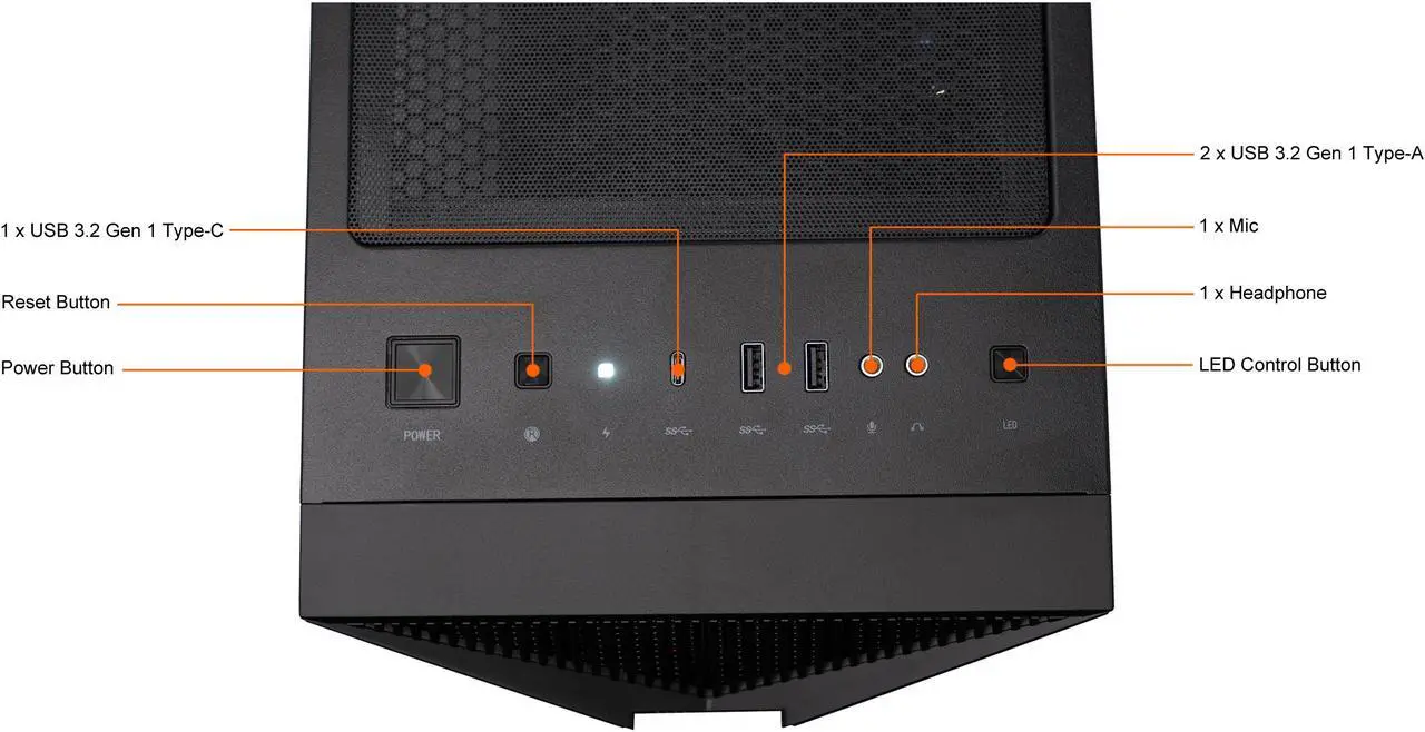 Alt view image 5 of 9 - MSI Gaming Desktop Aegis ZS 5DQ-279US AMD Ryzen 7 5700G 16GB DDR4 1TB PCIe SSD AMD Radeon RX 6600 XT Windows 11 Home 64-bit