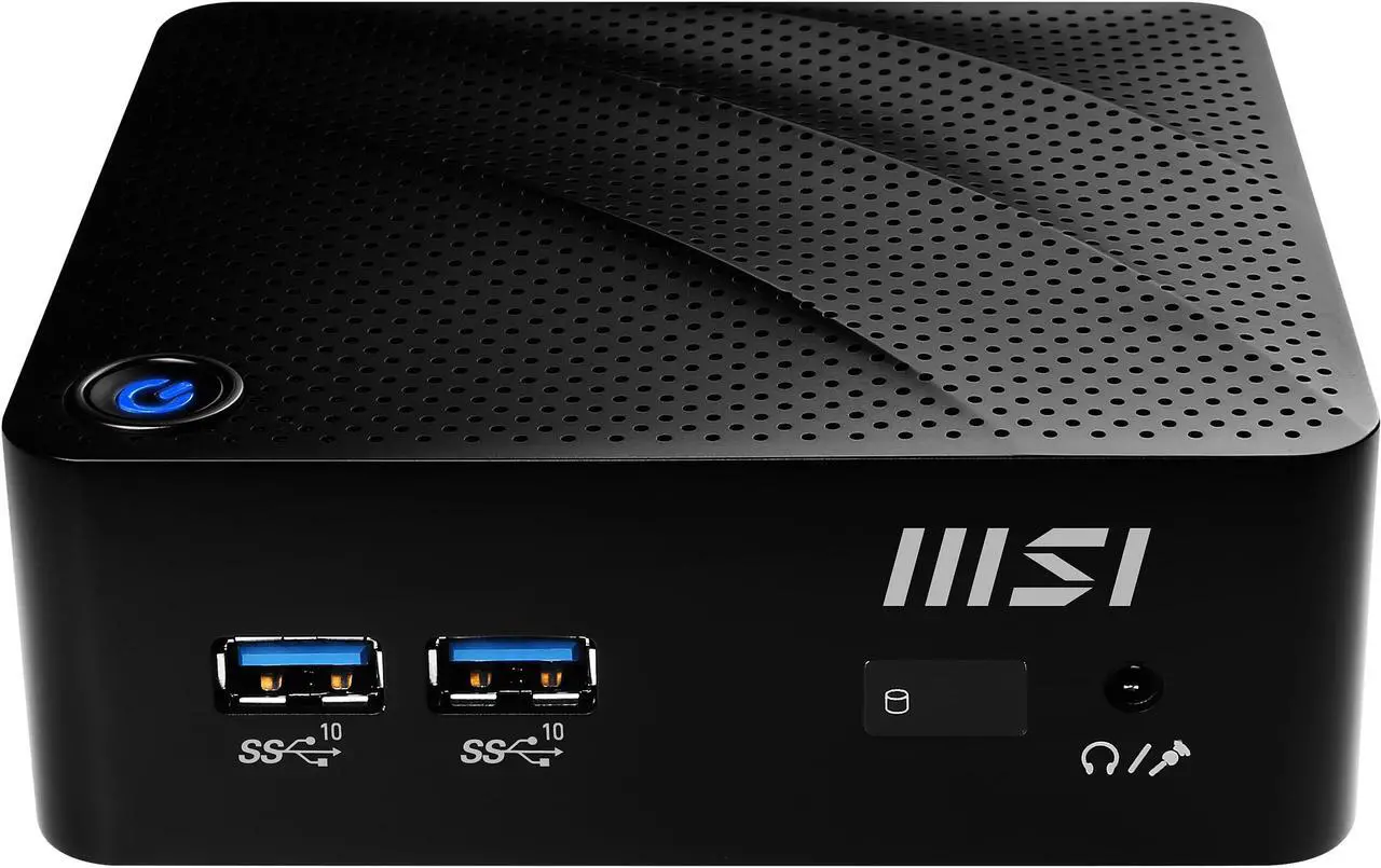 MSI Business Desktop Cubi N JSL-035US Celeron N4500 (1.10GHz) 4GB DDR4 128 GB M.2 SATA SSD Intel UHD Graphics Windows 11 Pro 64-bit