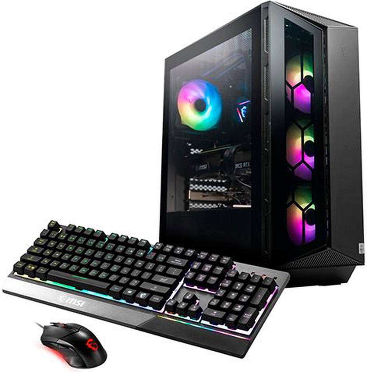 Main image of MSI Gaming Desktop Aegis R 12TH-286US Intel Core i5 12th Gen 12400F (2.50GHz) 16GB DDR4 500 GB PCIe SSD NVIDIA GeForce RTX 3050 Windows 11 Home 64-bit