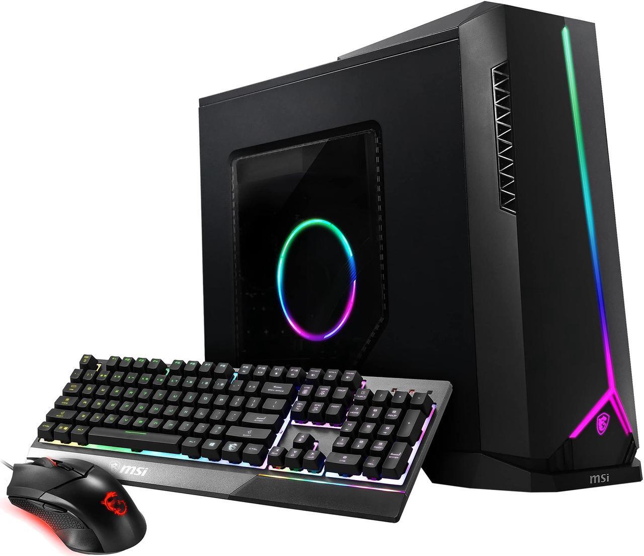 Main image of MSI Gaming Desktop Aegis SE 3SA-408US AMD Ryzen 5 3600 8GB DDR4 500GB PCIe SSD GeForce GTX 1650 Windows 11 Home 64-bit