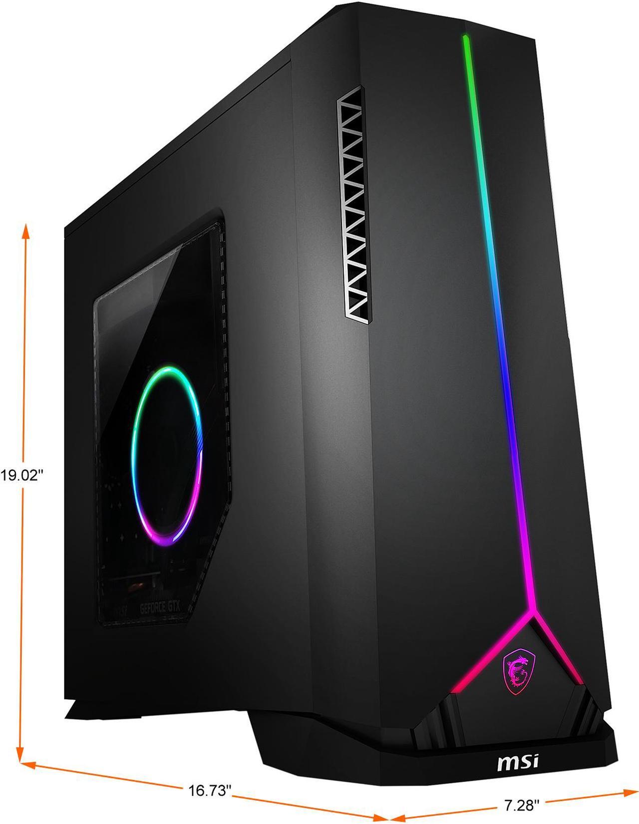 Alt view image 6 of 7 - MSI Gaming Desktop Aegis SE 3SA-408US AMD Ryzen 5 3600 8GB DDR4 500GB PCIe SSD GeForce GTX 1650 Windows 11 Home 64-bit