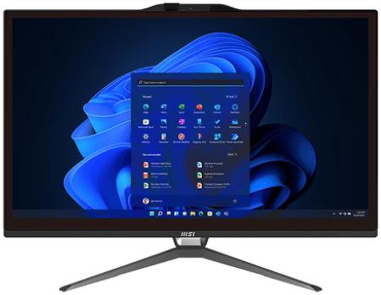 Alt view image 2 of 4 - MSI All-in-One Computer PRO AP222T 13M-068US Intel Pentium Gold G7400 4GB DDR4 128GB PCIe SSD 21.5" Touchscreen Windows 11 Pro 64-bit