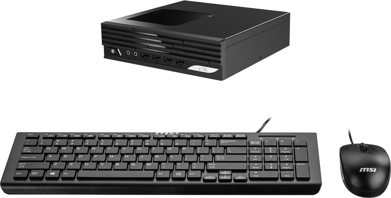Alt view image 3 of 20 - MSI Desktop Computer PRO DP21 13M-498US Intel Core i3-13100 8GB DDR4 500GB PCIe SSD Intel UHD Graphics 730 Windows 11 Home 64-bit