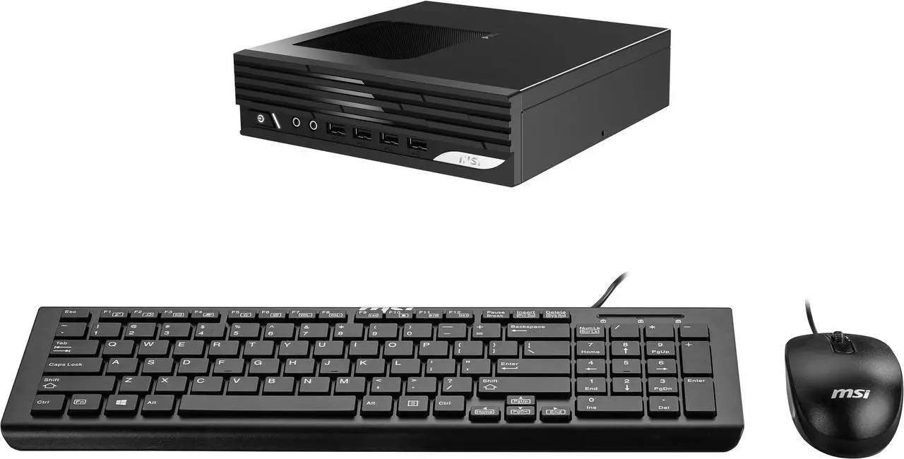 Alt view image 3 of 17 - MSI Desktop Computer PRO DP21 13M-499US Intel Core i7-13700 8GB DDR4 500GB PCIe SSD Intel UHD Graphics 770 Windows 11 Home 64-bit
