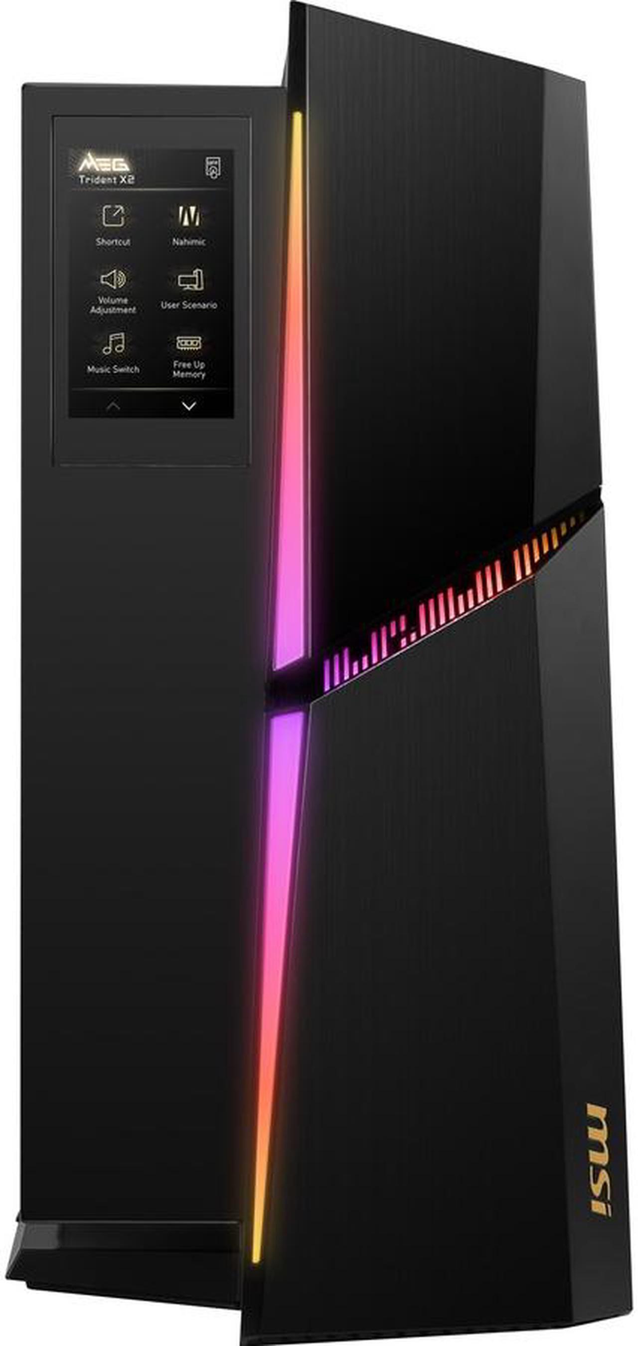 Alt view image 2 of 13 - MSI MEG Trident X2 13NUF 074US Gaming Desktop - Core i7 13700KF 3.4 GHz - 32 GB - SSD 1 TB, HDD 1 TB - Windows 11 Home