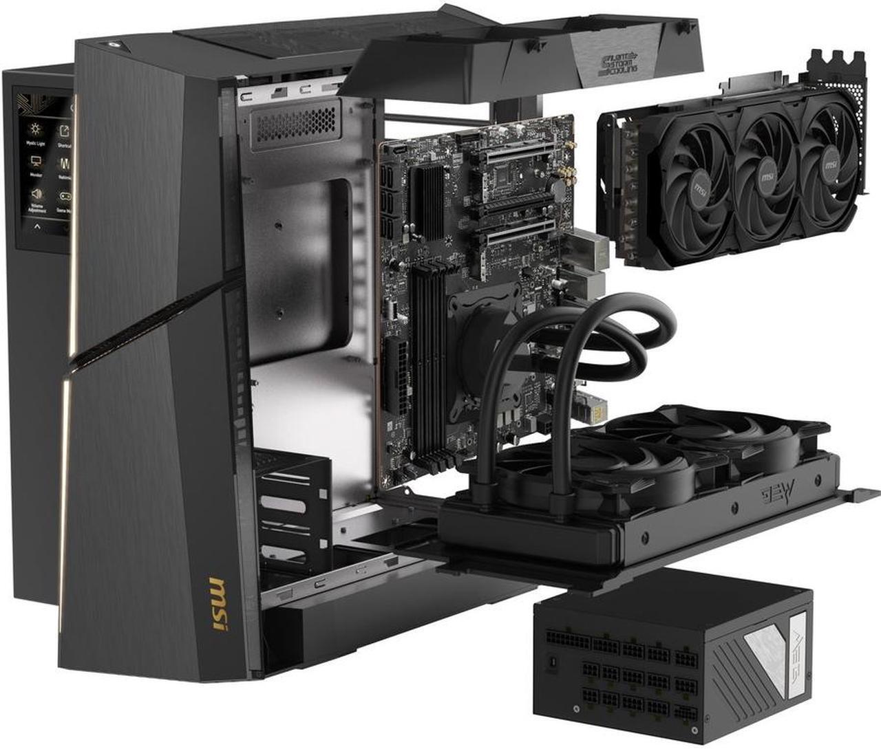 Alt view image 13 of 13 - MSI MEG Trident X2 13NUF 074US Gaming Desktop - Core i7 13700KF 3.4 GHz - 32 GB - SSD 1 TB, HDD 1 TB - Windows 11 Home