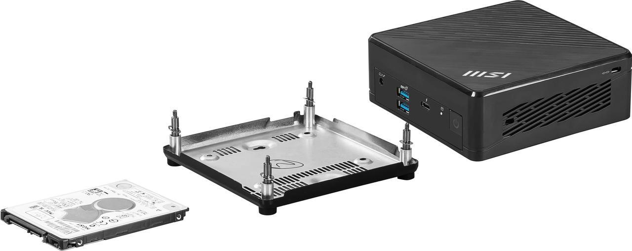 Alt view image 13 of 12 - MSI Desktop Computer Cubi 5 12M-286US Intel Core i5-1235U 16GB DDR4 1TB PCIe SSD Intel Iris Xe Graphics Windows 11 Home 64-bit