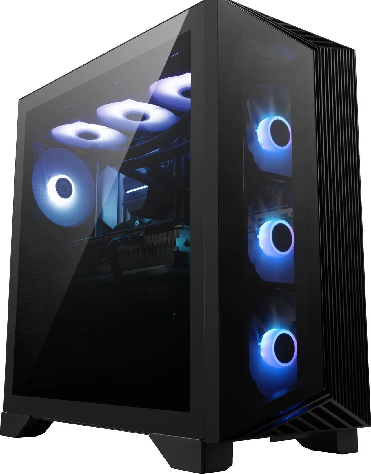 Alt view image 3 of 13 - MSI AEGIS R2 Gaming Desktop Intel Core i7-14700F GeForce RTX 4070 Ti SUPER 32GB RAM 1 TB SSD GeForce  Windows 11 Home A14NUF7-823US