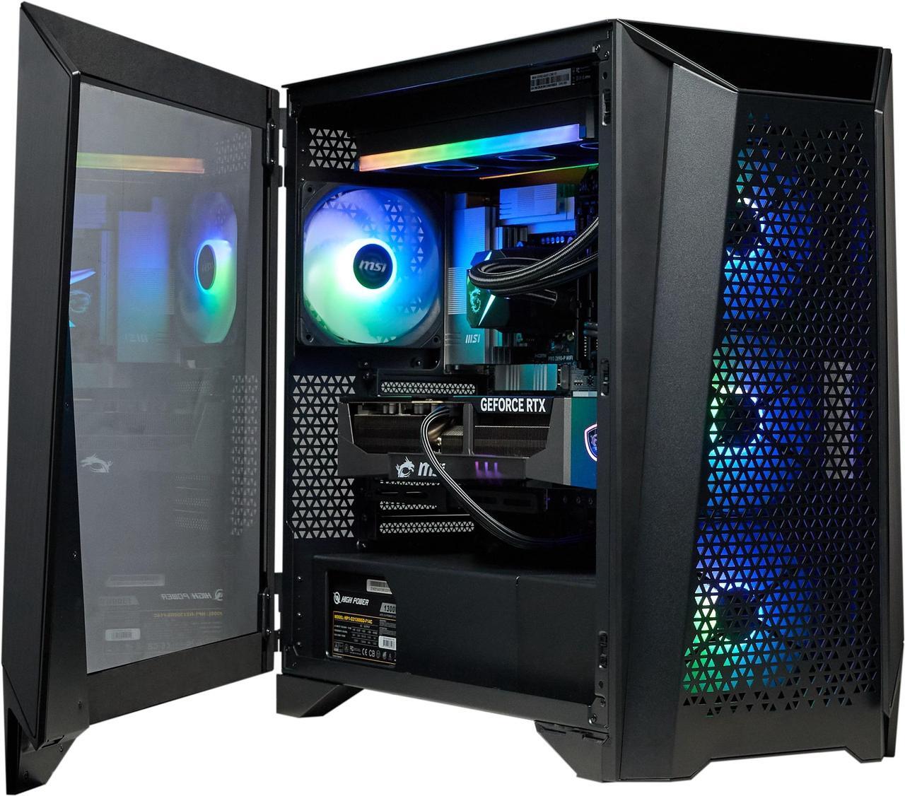 Alt view image 10 of 17 - MSI Infinite (Tower) Gaming Desktop ,Intel Ultra9 285K, GeForce RTX 5090 Liquid, DDR5 6000 64GB(32GB*2), Gen 5 2TB M.2 NVMe, 360  Liquid Cooling, 1300W, USB Type-C, VR-Ready, Windows 11 Pro High-End