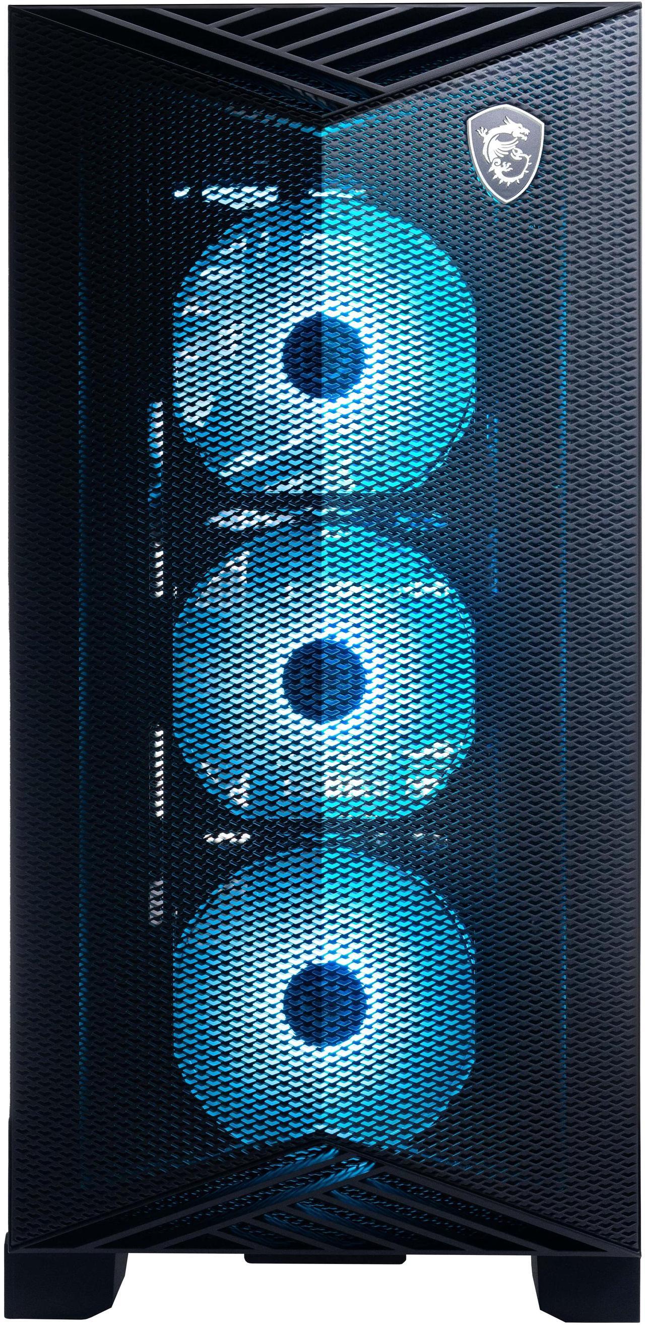 Alt view image 4 of 9 - MSI Aegis RS2 (Tower) Gaming Desktop, Intel Ultra9 285K, GeForce RTX 5080, DDR5 16GB*2 , 2TB M.2 NVMe, Liquid Cooling, USB Type-C, VR-Ready, Windows 11 Home