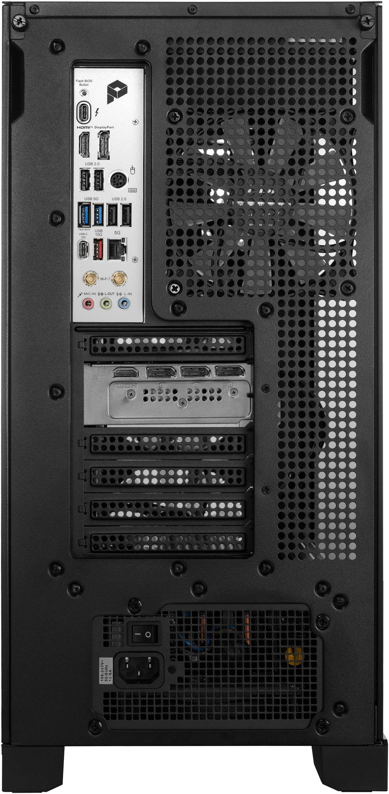 Alt view image 9 of 9 - MSI Aegis RS2 (Tower) Gaming Desktop, Intel Ultra9 285K, GeForce RTX 5080, DDR5 16GB*2 , 2TB M.2 NVMe, Liquid Cooling, USB Type-C, VR-Ready, Windows 11 Home