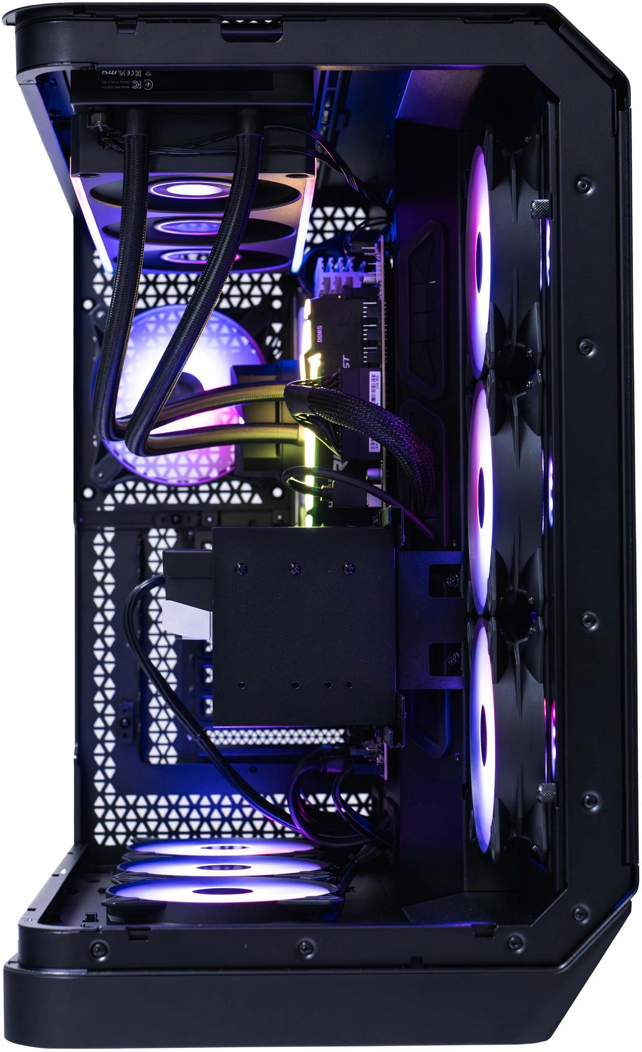Alt view image 3 of 5 - MSI Vision RS Series Gaming Desktop PC Intel Core Ultra 9 285K 64GB DDR5 2 TB SSD GeForce RTX 5070 Ti Windows 11 Pro (Vision RS AI 2NVR9-1292US)